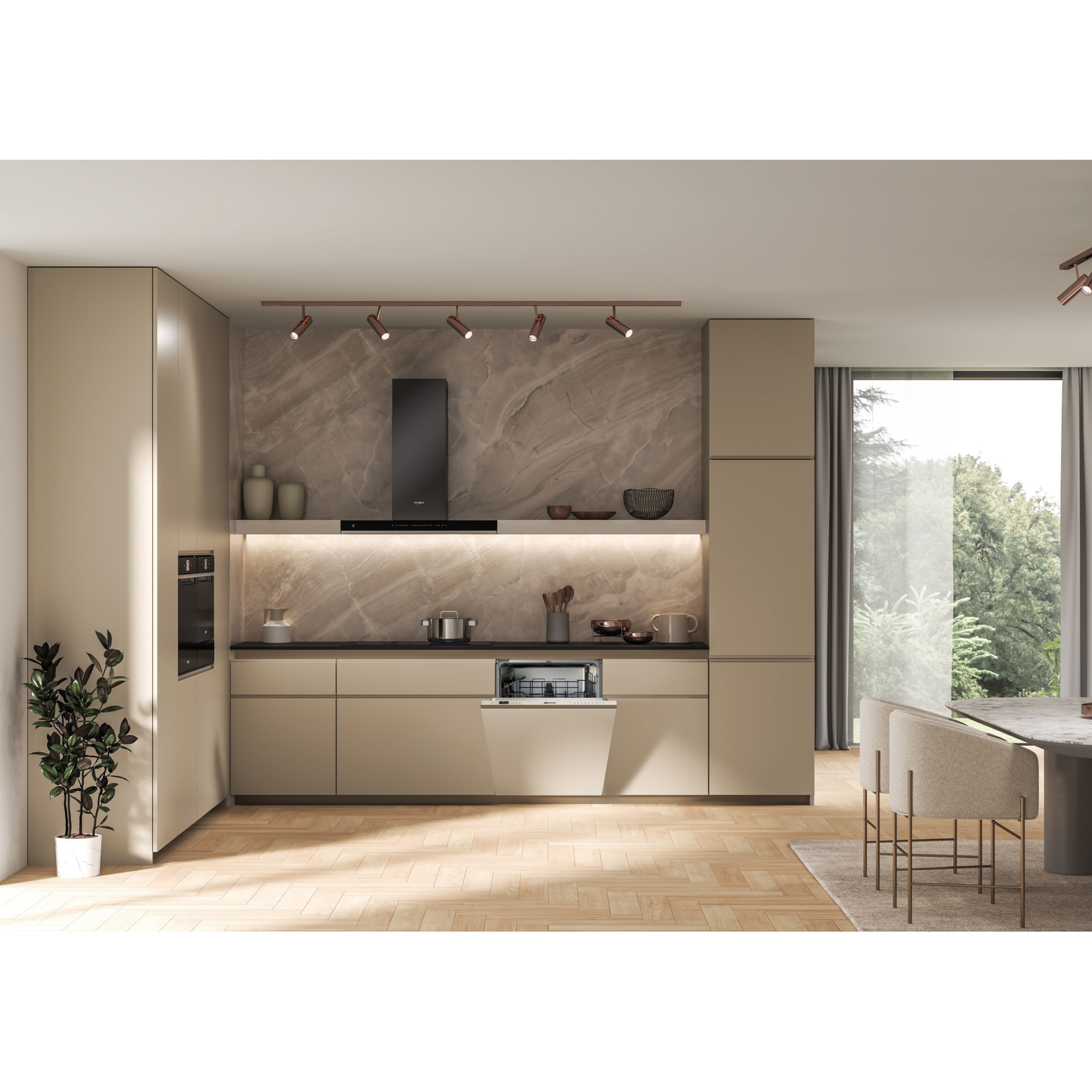 BAUKNECHT Einbau-Geschirrspüler B2I HKD526 A - vollintegriert - E