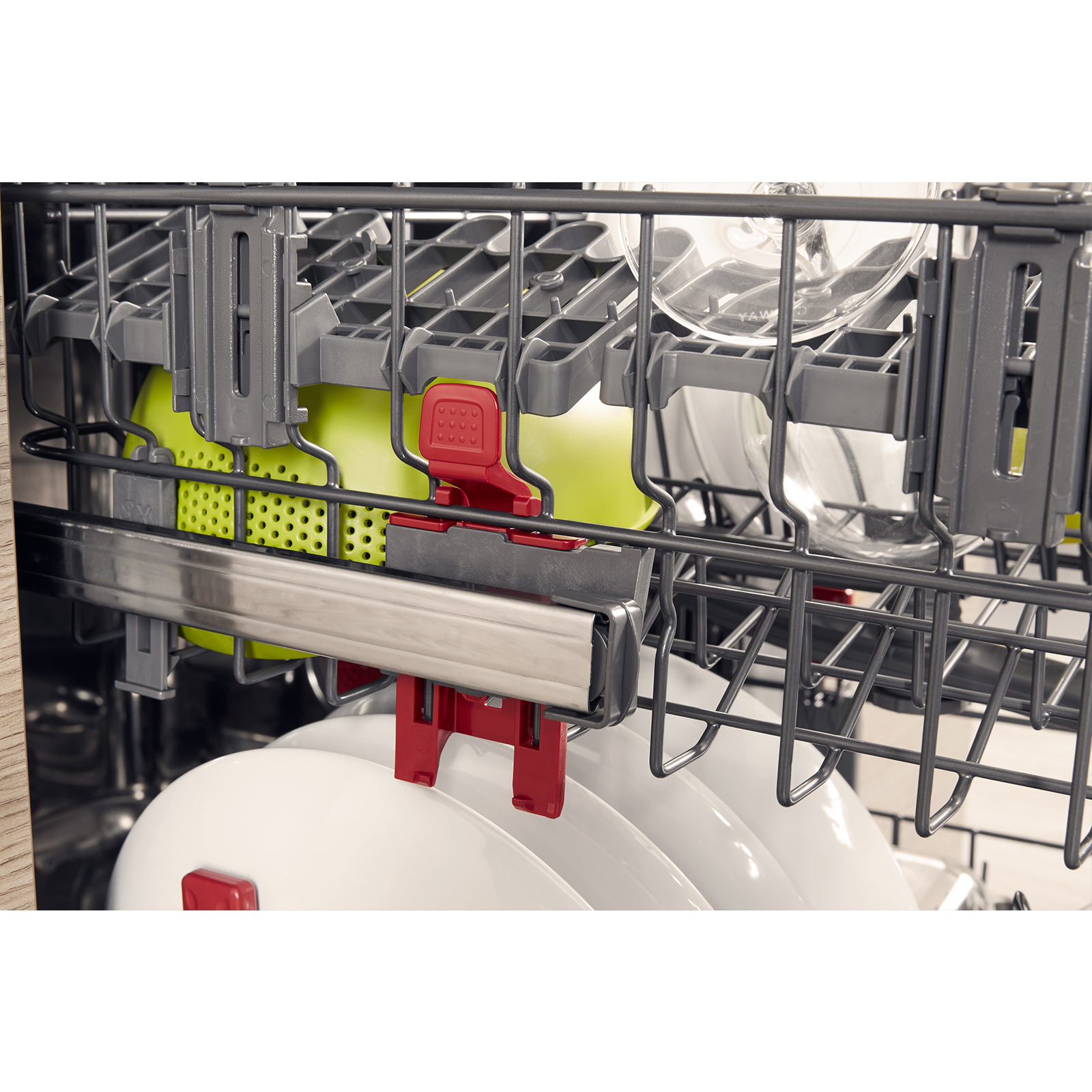 BAUKNECHT Einbau-Geschirrspüler BKBC 3C26 X - silber - teilintegriert - 60 cm - E