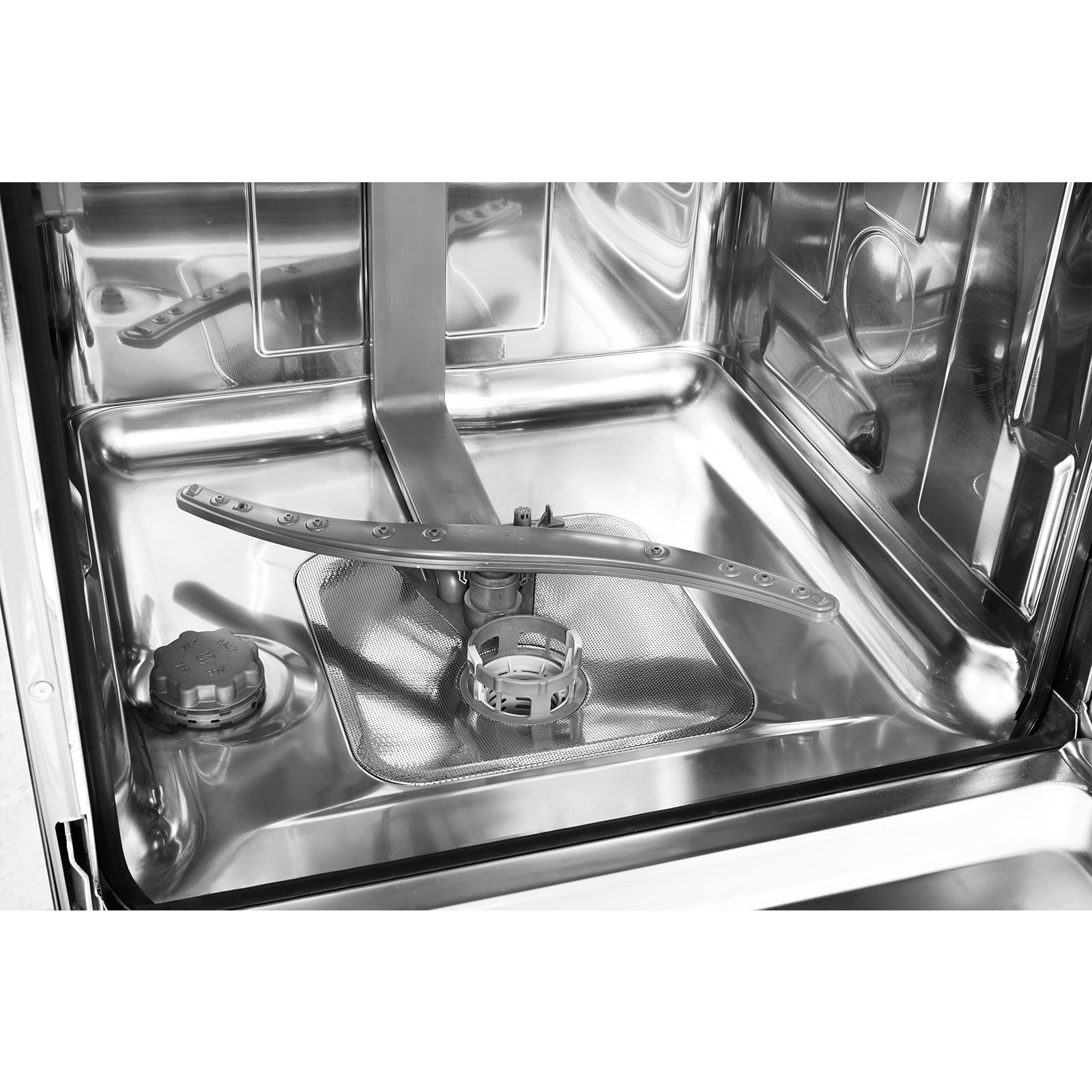 BAUKNECHT Einbau-Geschirrspüler BKBC 3C26 X - silber - teilintegriert - 60 cm - E