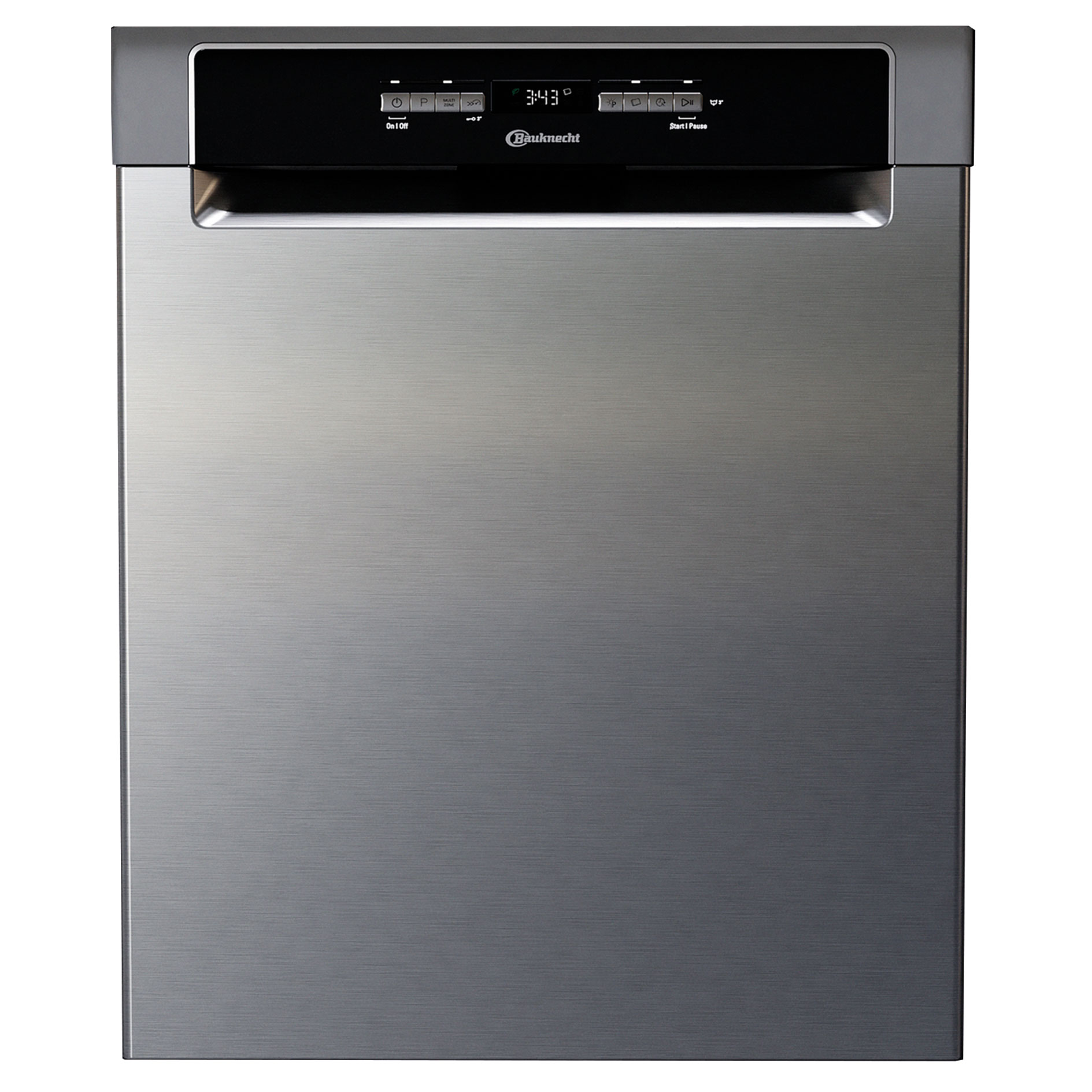 BAUKNECHT Unterbau-Geschirrspüler BUO 3O41 PLT X - silber - C