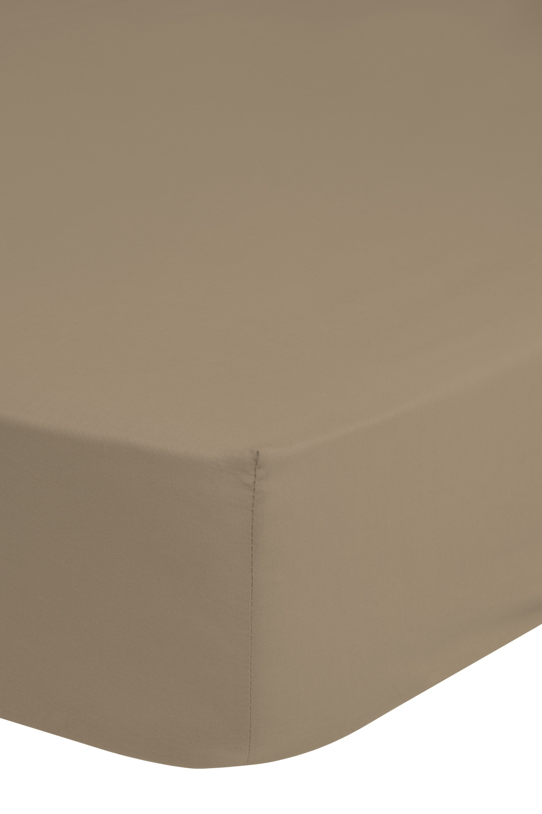 Baumwoll-Spannbetttuch GOODMORNING - sand - 80x200 cm