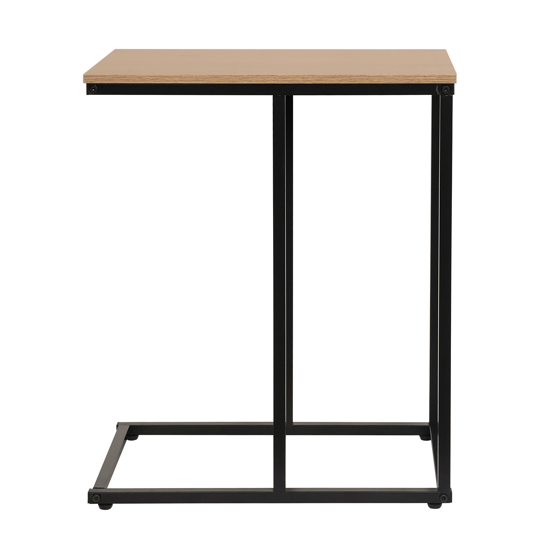 Beistell- und Laptoptisch - Artisan Eiche - schwarz - 59 cm