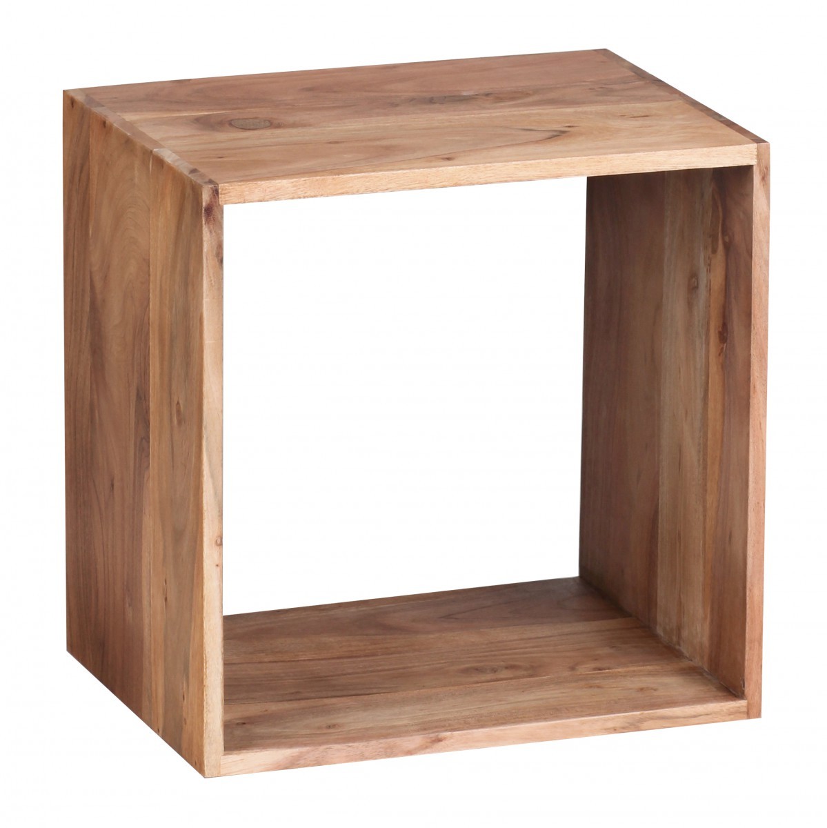 Beistelltisch - Akazie massiv lackiert - 43 cm breit