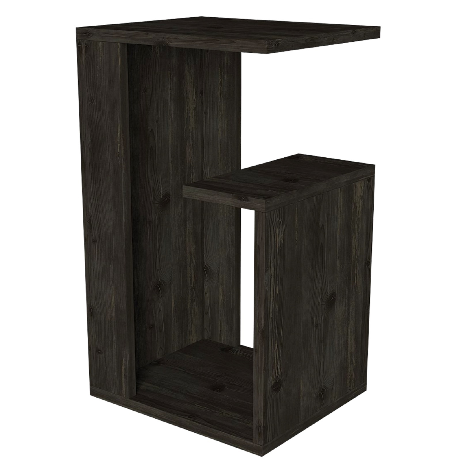 Beistelltisch - dunkelbraun - Walnuss - 35 cm