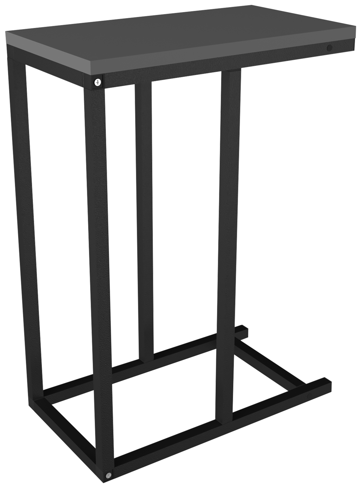 Beistelltisch INSASI - anthrazit-schwarz - Metall