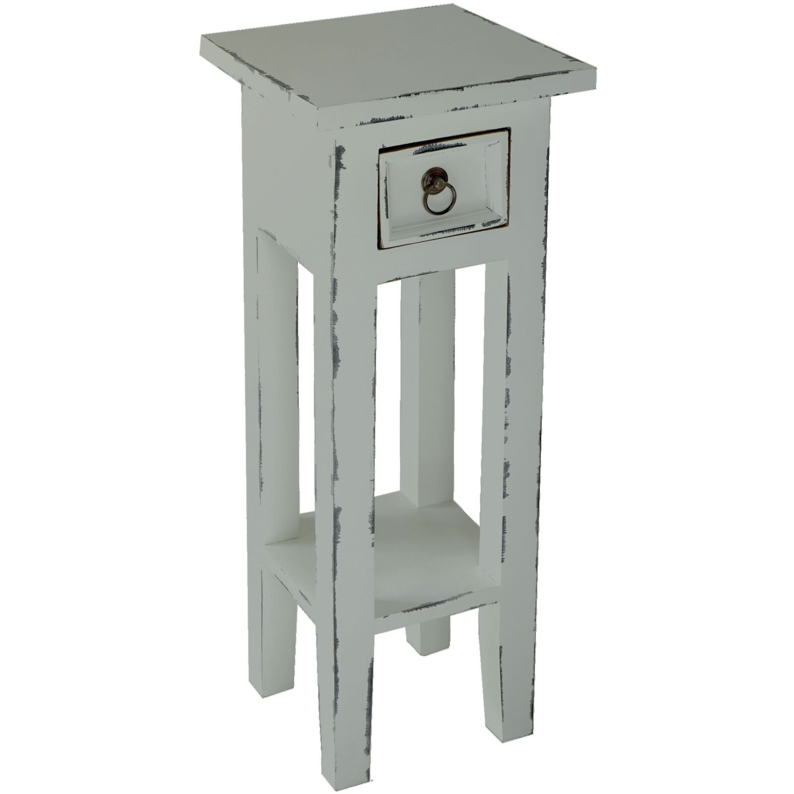Beistelltisch PADEA - grau - 67 cm hoch
