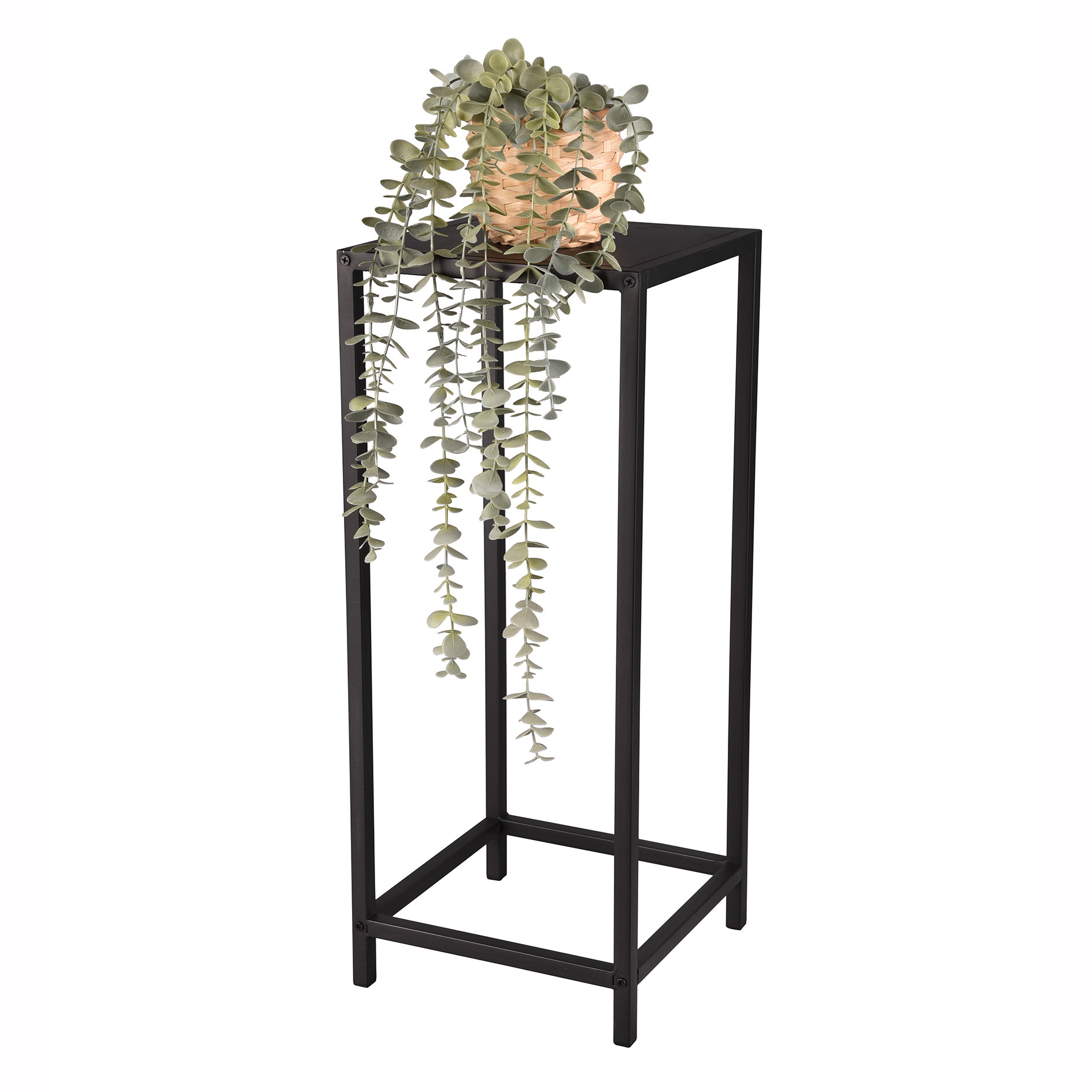Beistelltisch - schwarz - 25x60x25 cm
