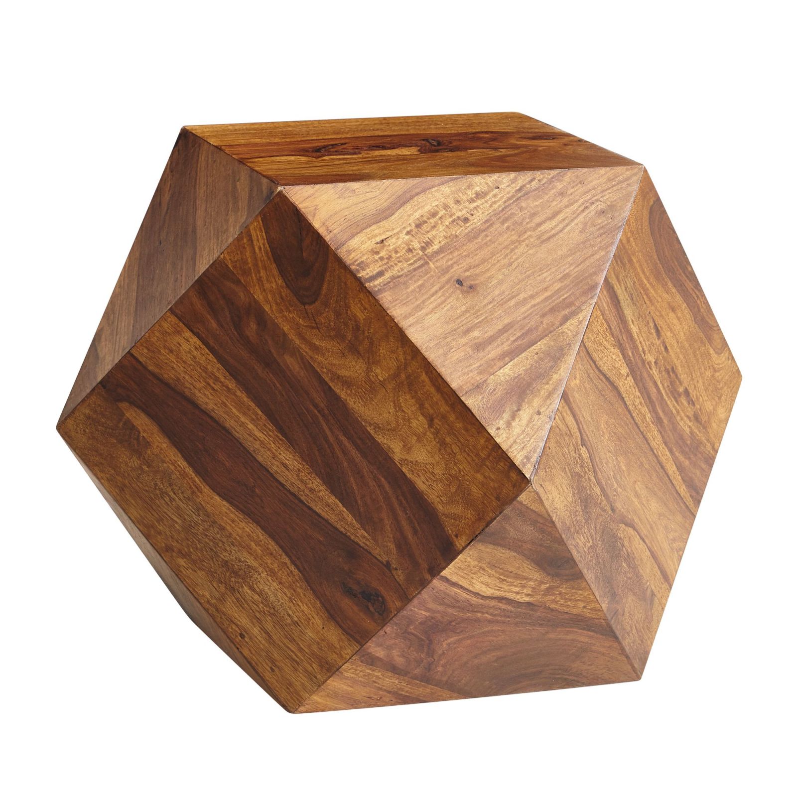 Beistelltisch - Sheesham massiv - 57 cm