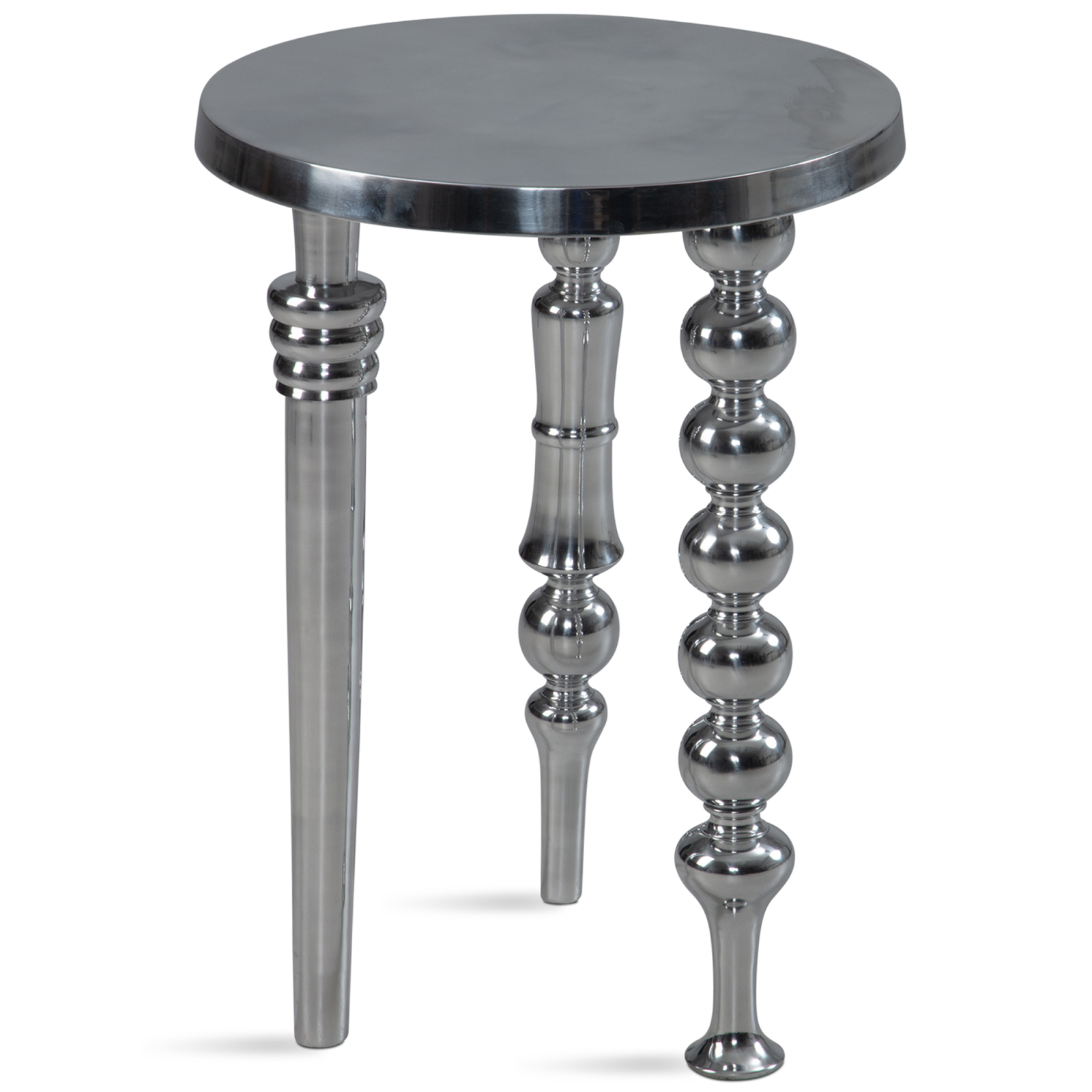 Beistelltisch - silber - 44x44 cm