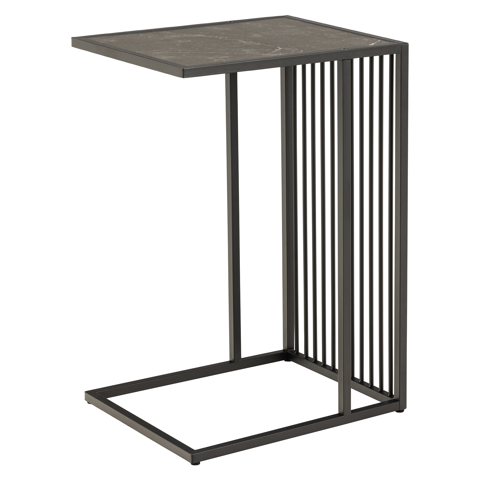 Beistelltisch STRINGTON - schwarz - 35 cm