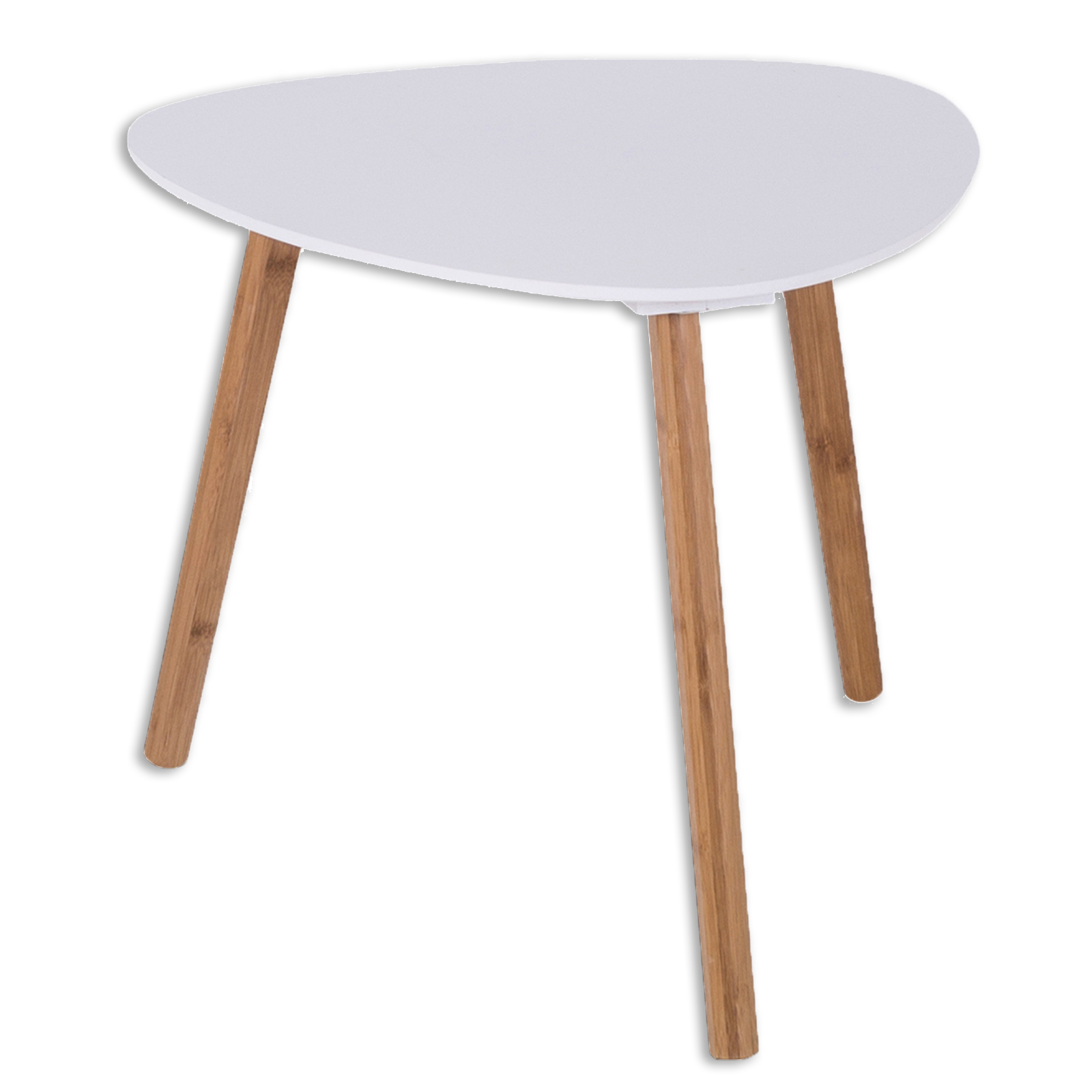 Beistelltisch - weiß - 55 cm breit