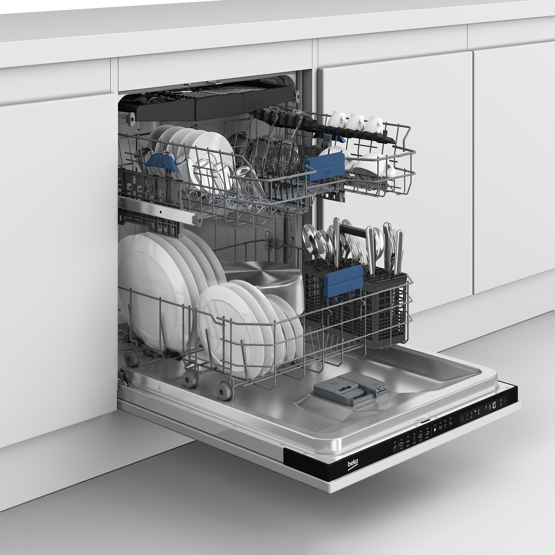 BEKO Einbau-Geschirrspüler BDIN25530 - vollintegriert - D