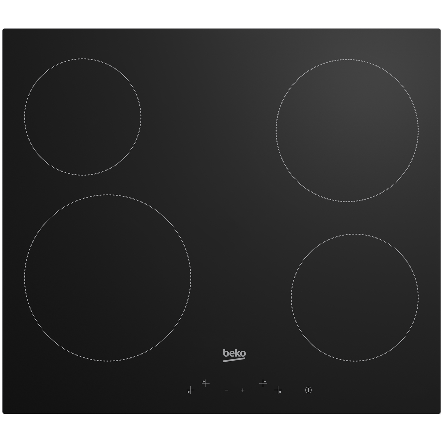 BEKO Einbau-Glaskeramikkochfeld HIC 64401 - autark - rahmenlos