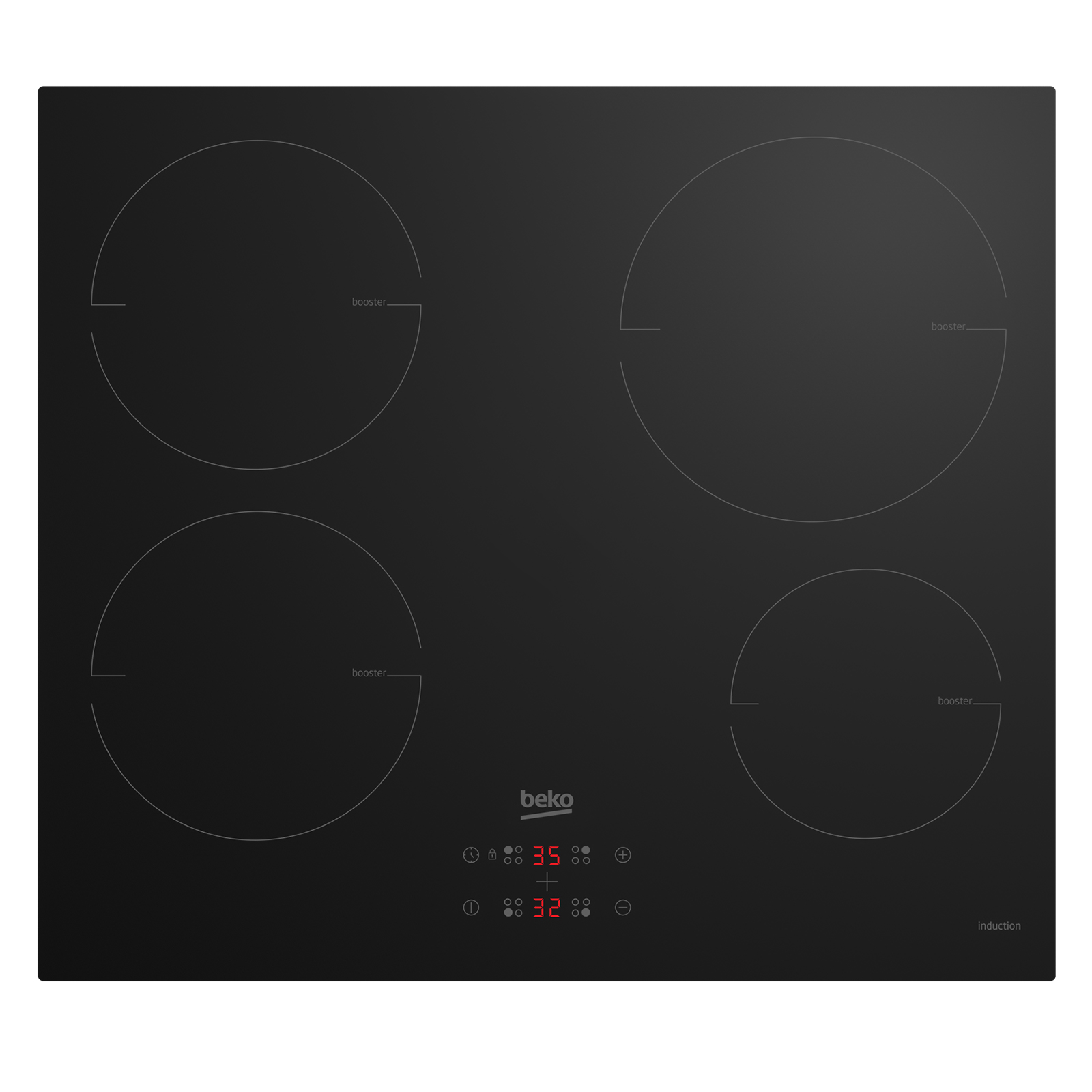 BEKO Einbau-Induktionskochfeld HII64400MT - autark - 58 cm