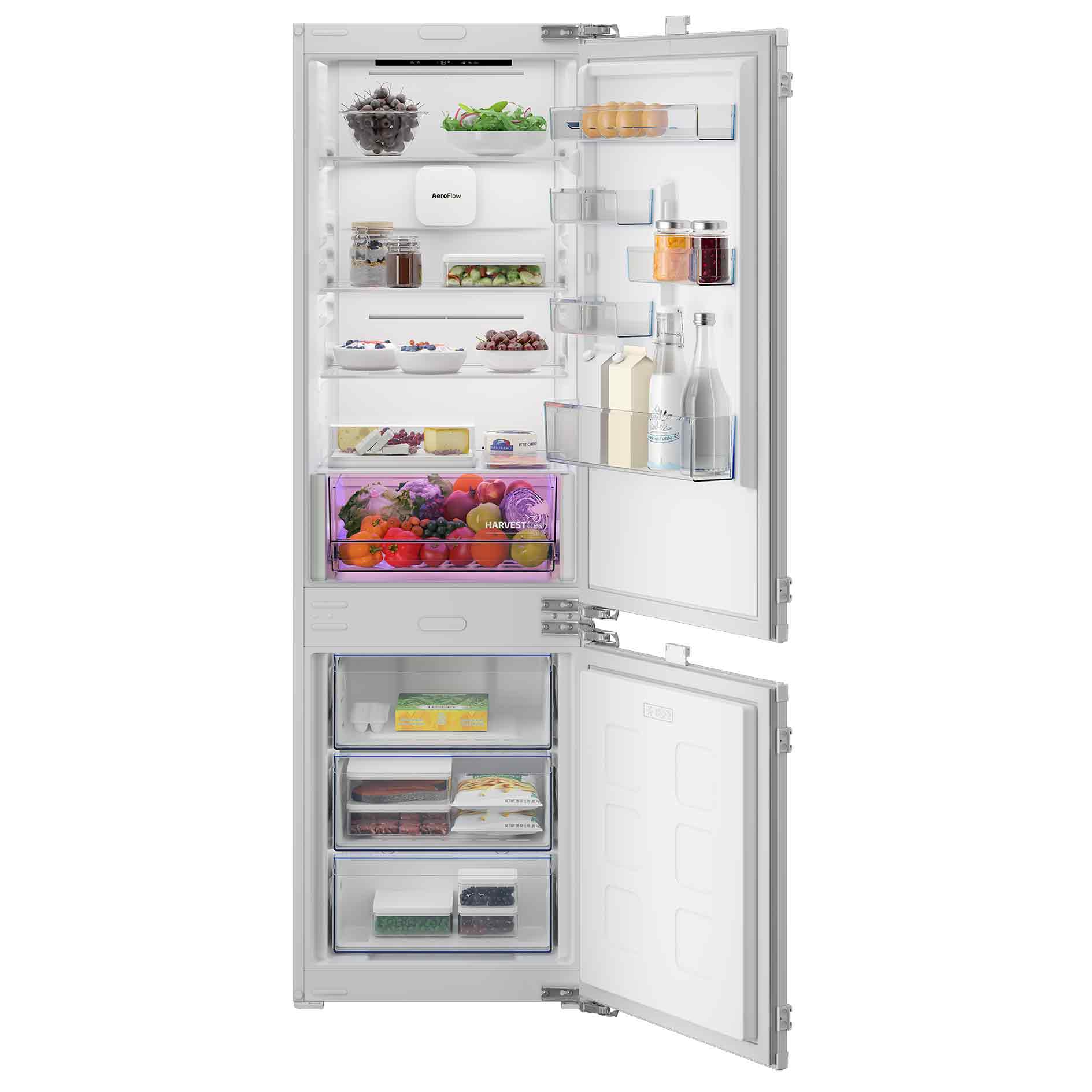 BEKO Einbau-Kühl-Gefrierkombi B3BCNA294HF - E