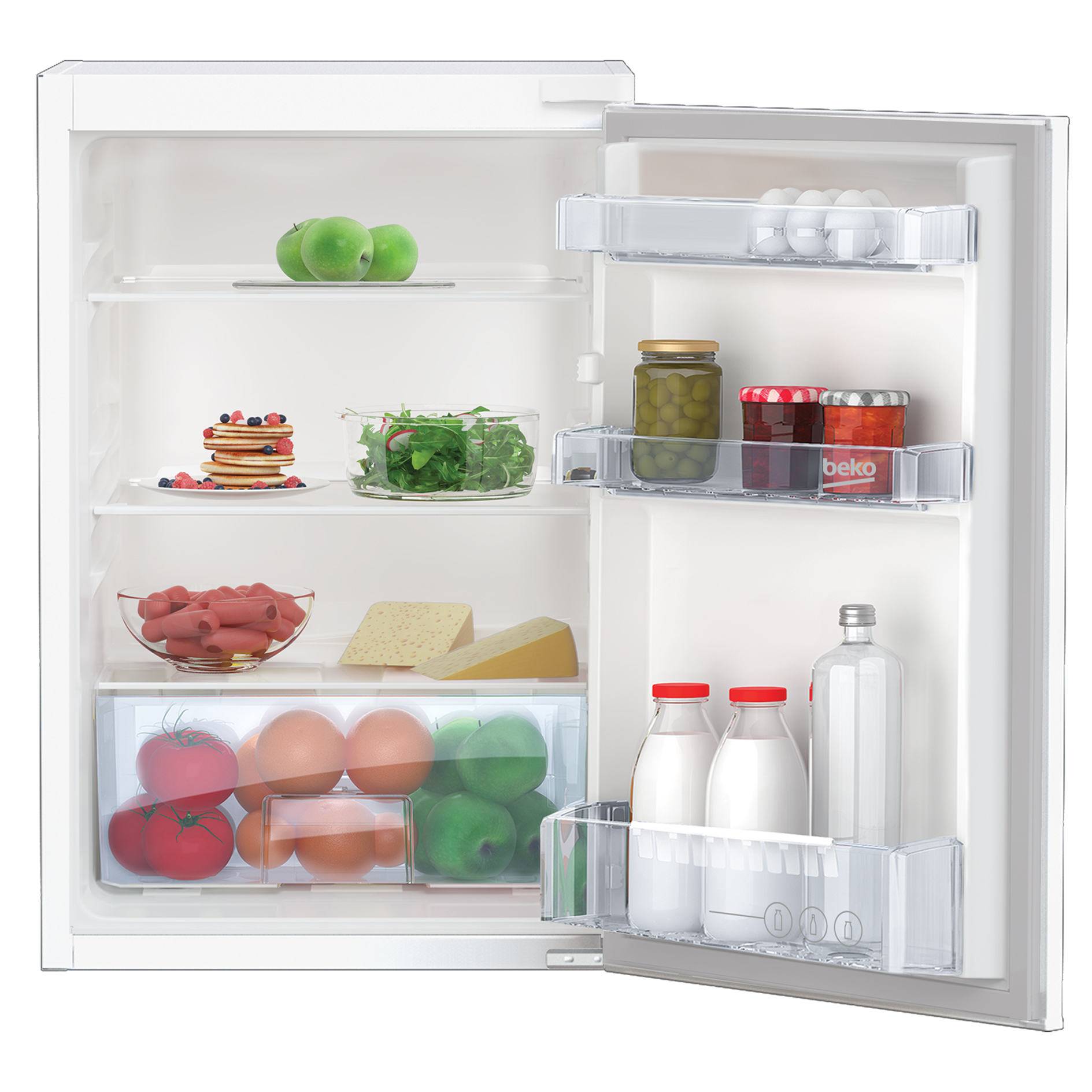BEKO Einbau-Kühlschrank B1804N - weiß - E