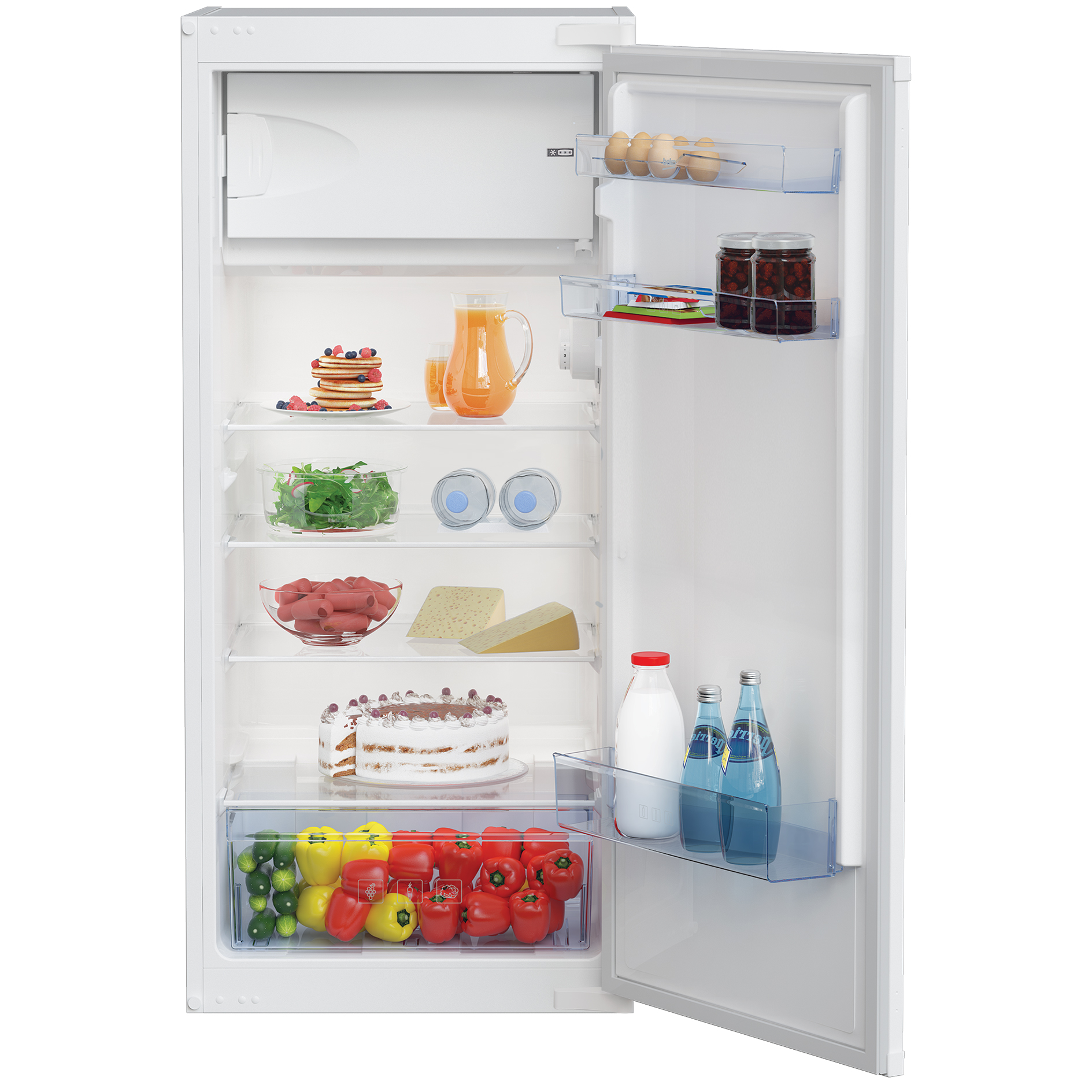 BEKO Einbau-Kühlschrank BSSA210K4SN - weiß - E