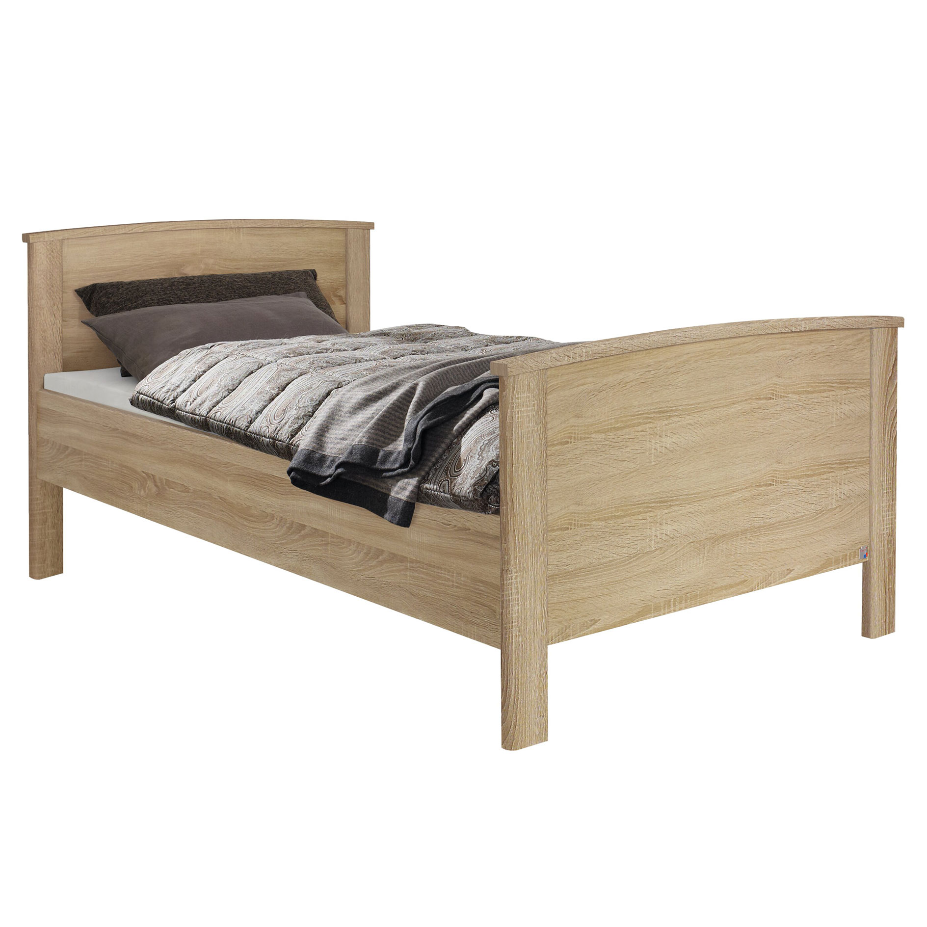 Bett - Sonoma Eiche - 100x200 cm