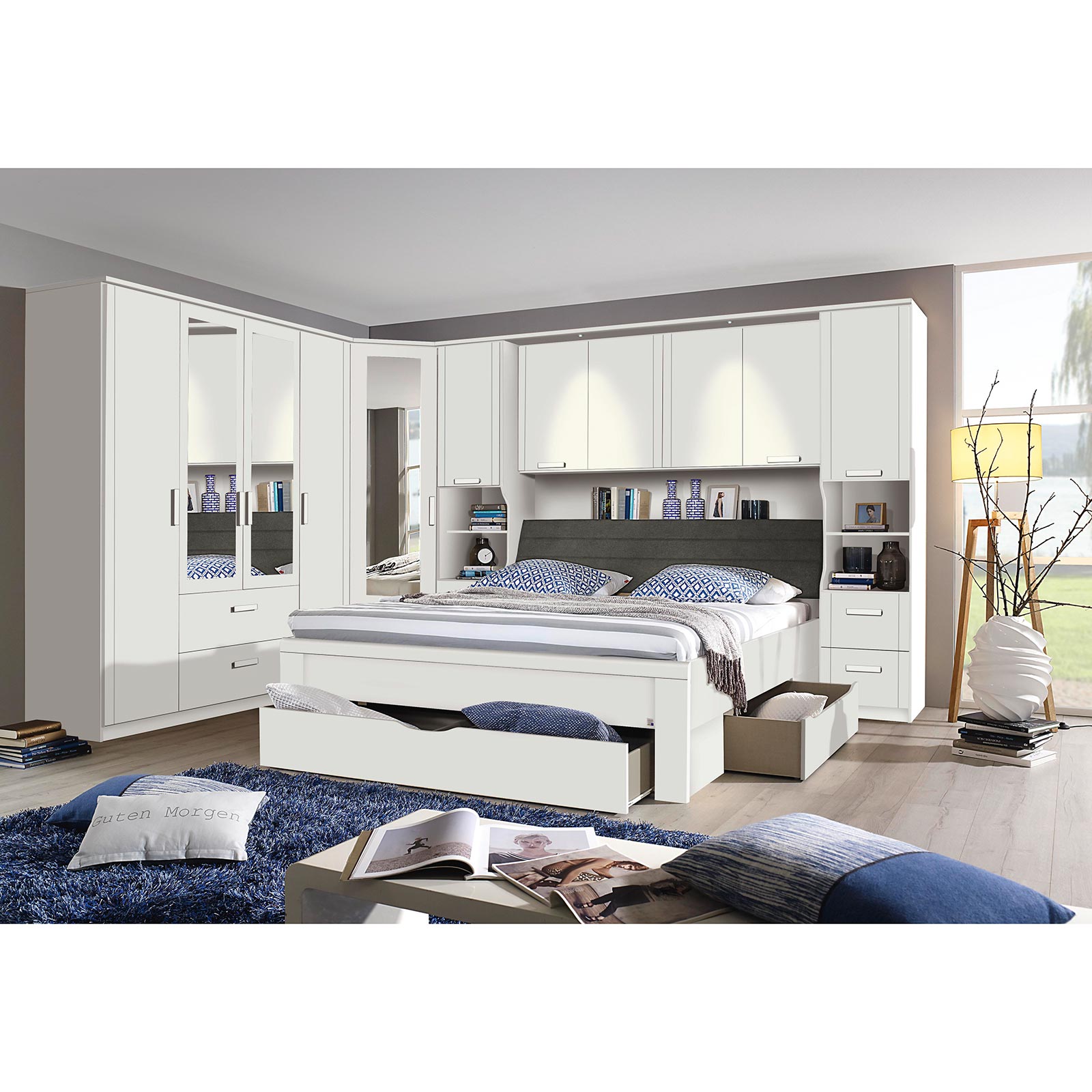 bettbrücke - alpinweiß - 281 cm breit | online bei roller kaufen