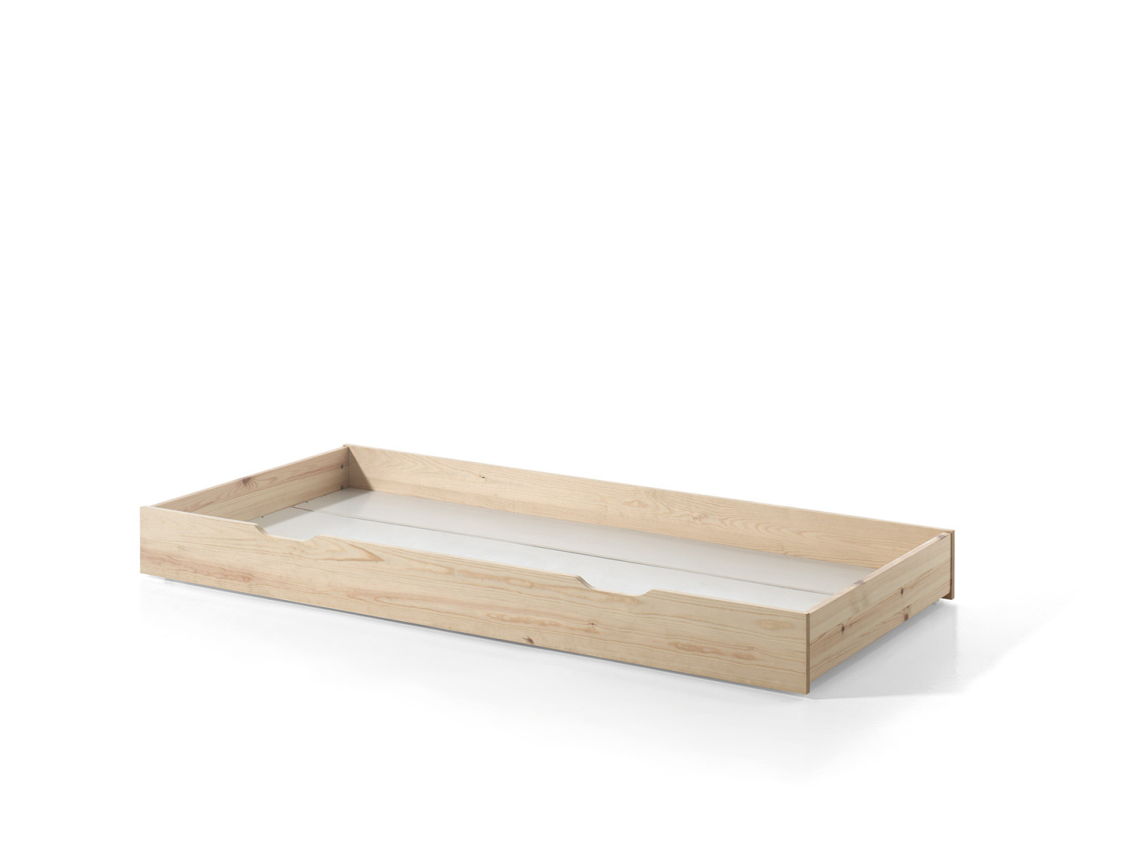 Bettschublade DALLAS - natur - Kiefer massiv - 90x190 cm