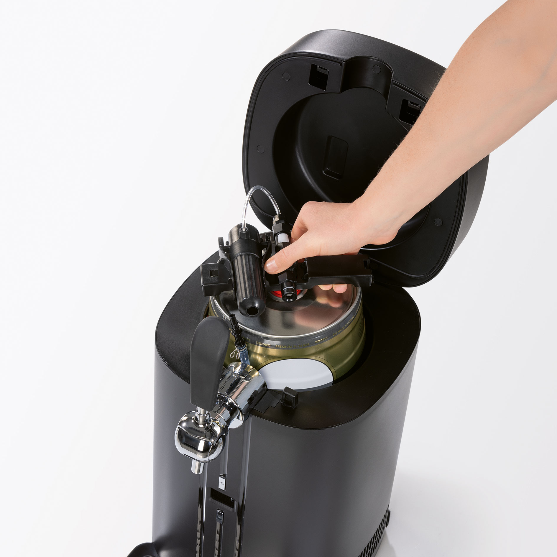 BIER MAXX Bierzapfanlage 14011 - mit CO2-Kapsel - für 5 Liter