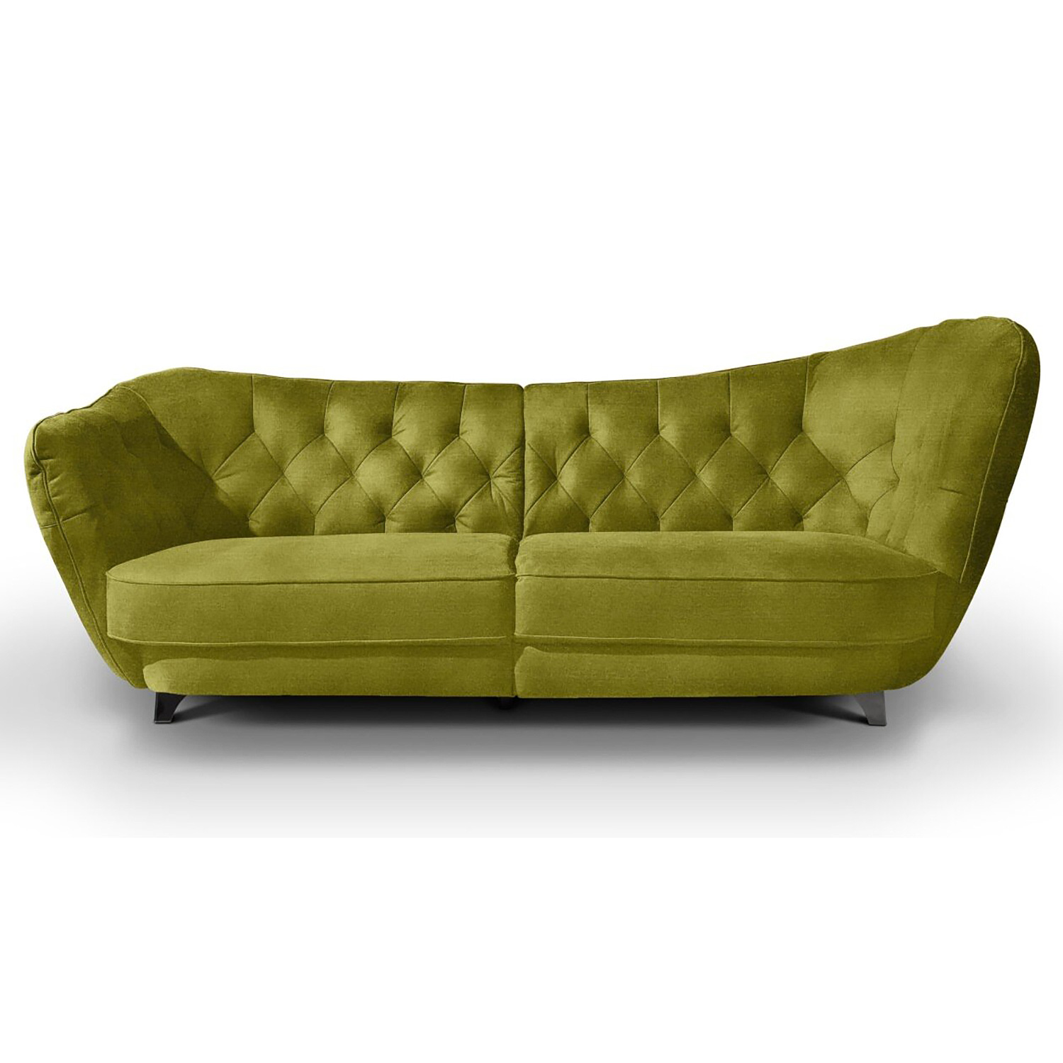 Big-Sofa - green- Retro - rechts