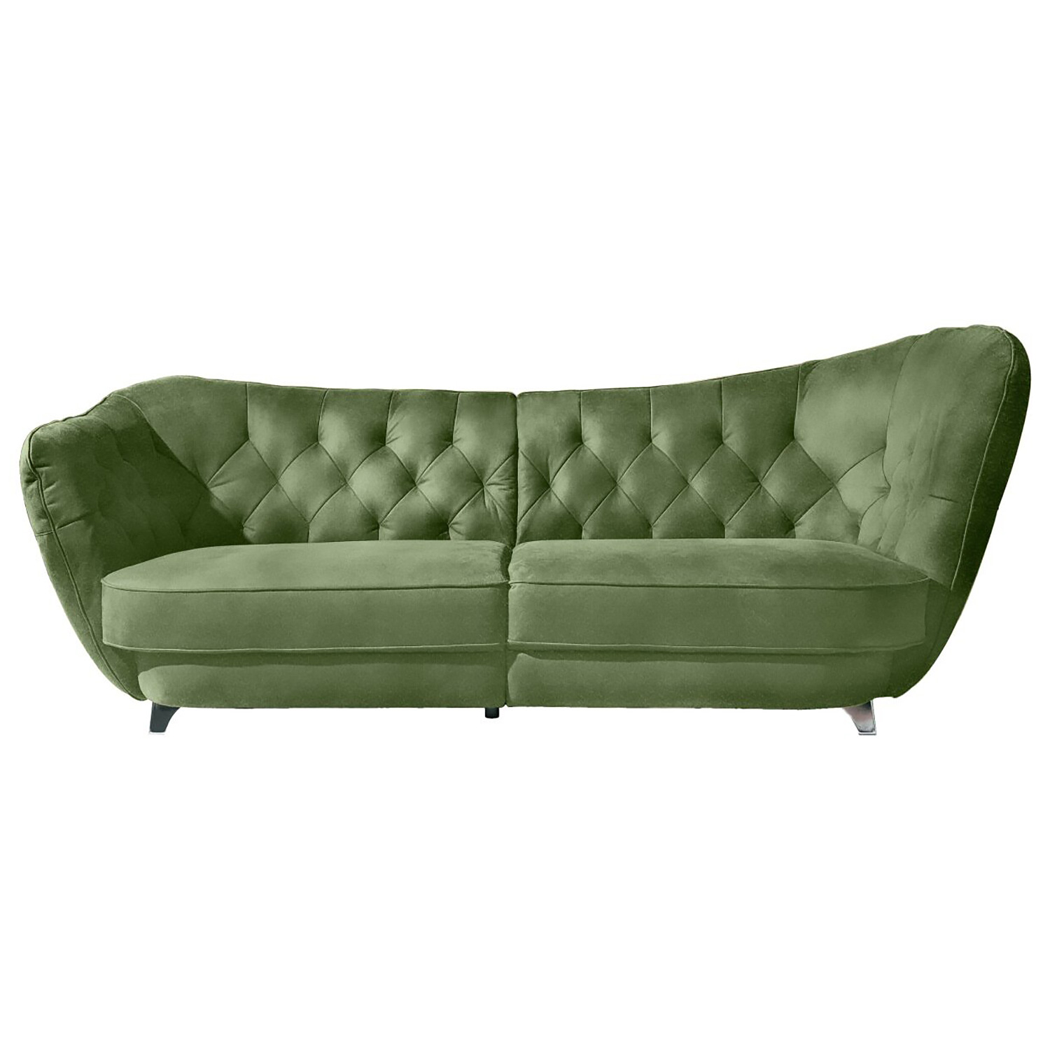 Big-Sofa - olive - Retro - rechts