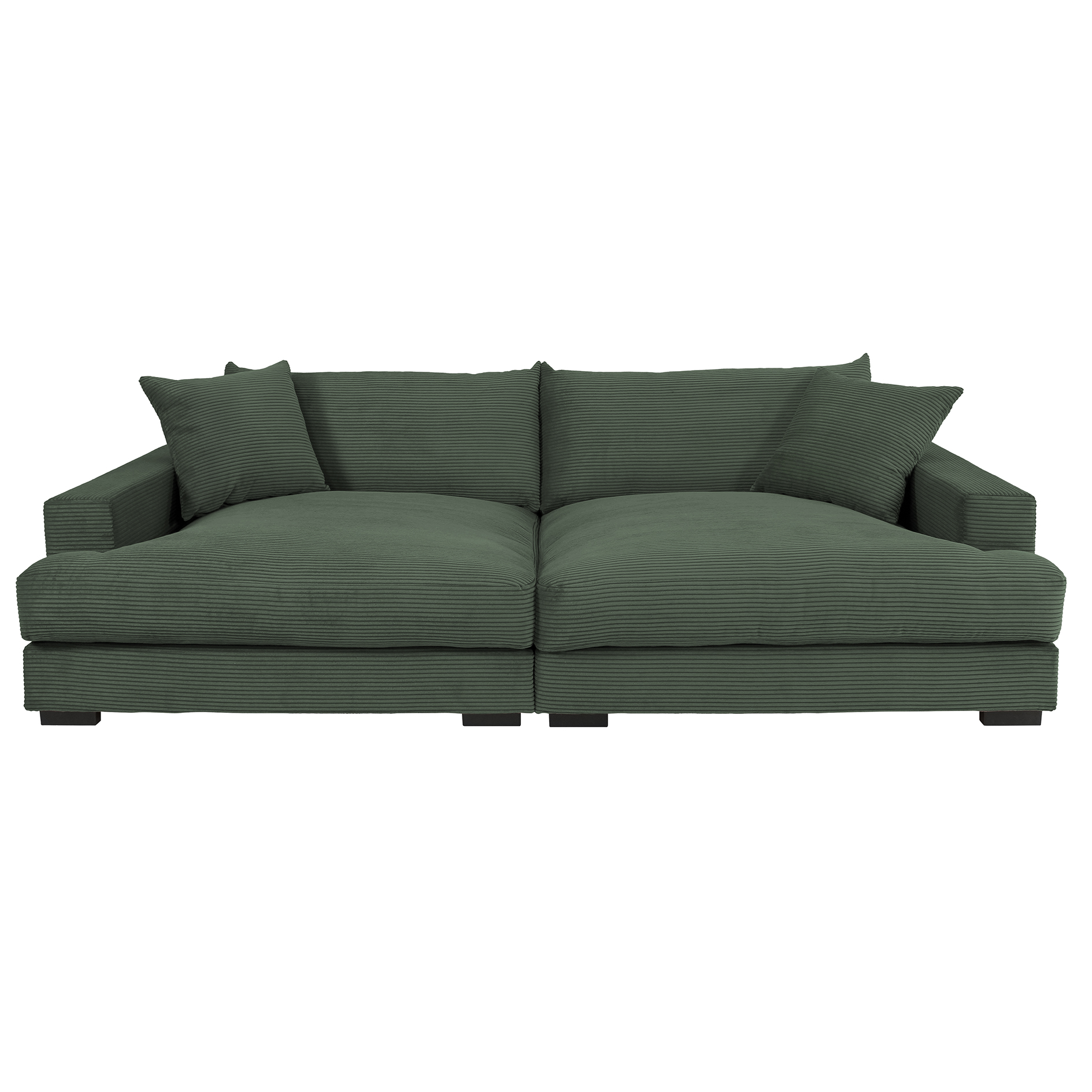 Big Sofa - wintermoss - Cord - 261 cm