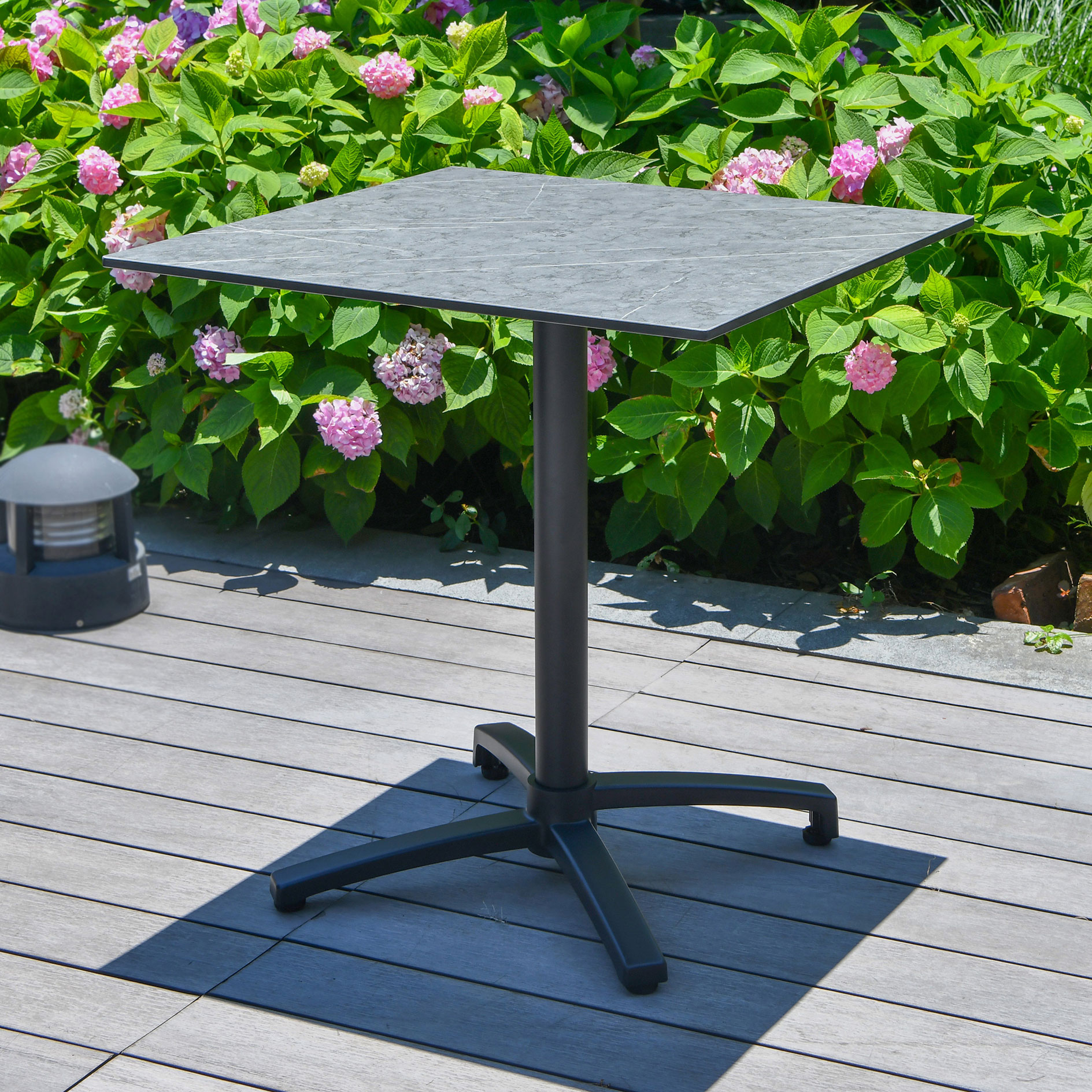 Bistrotisch - grau - 70x70 cm
