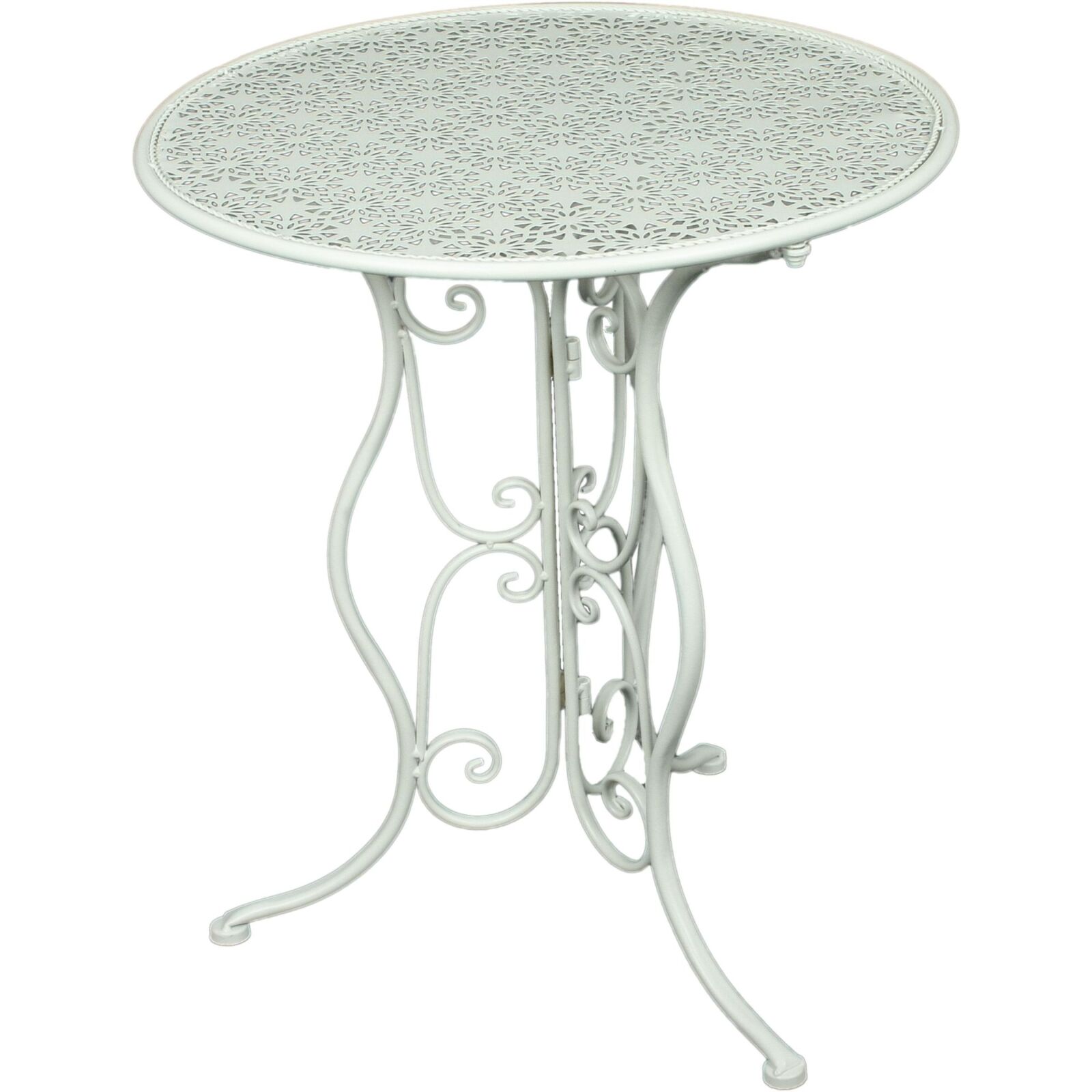Bistrotisch LASCAR - altweiß - Ø 60 cm