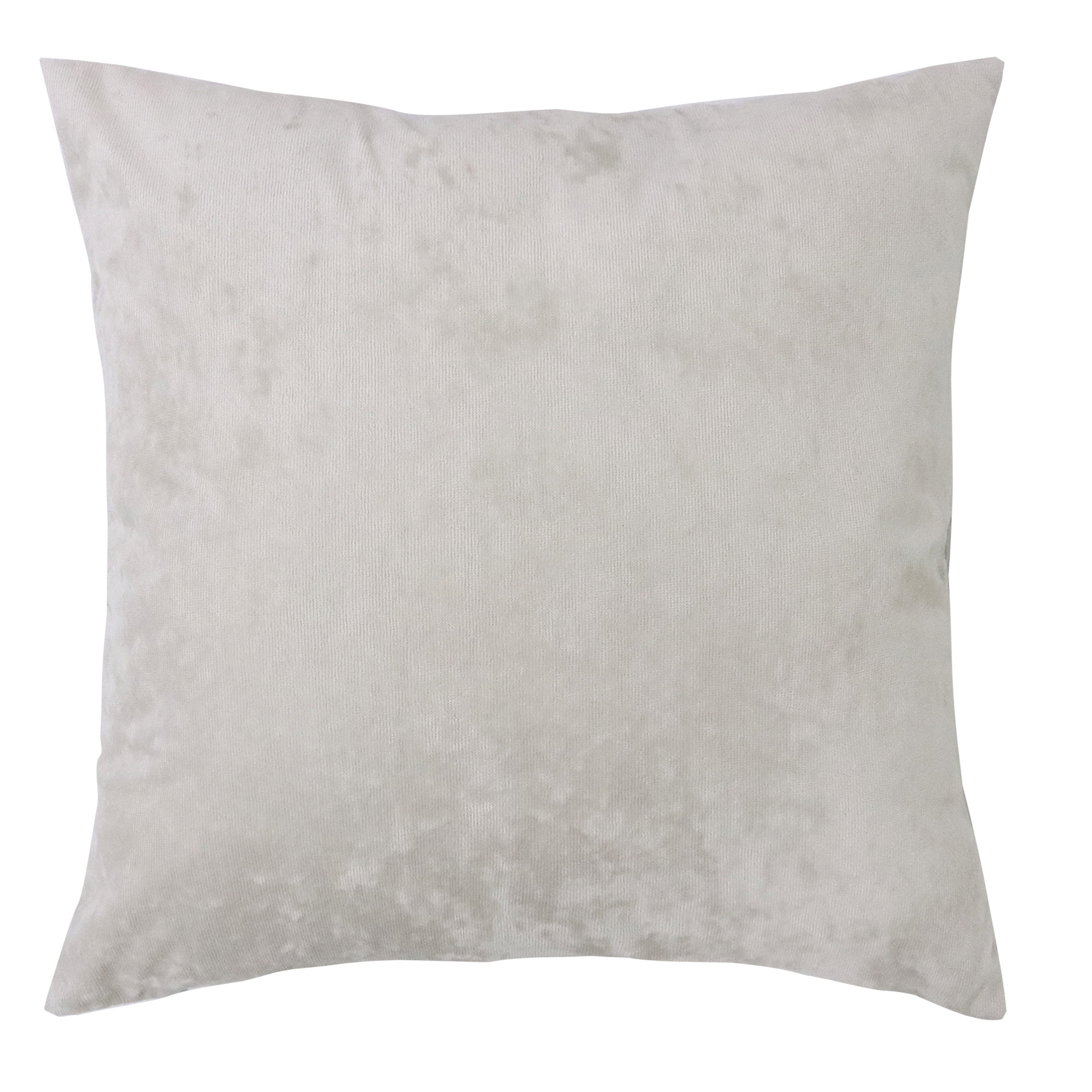 Bodenkissen - silber - Samt - 60x60 cm