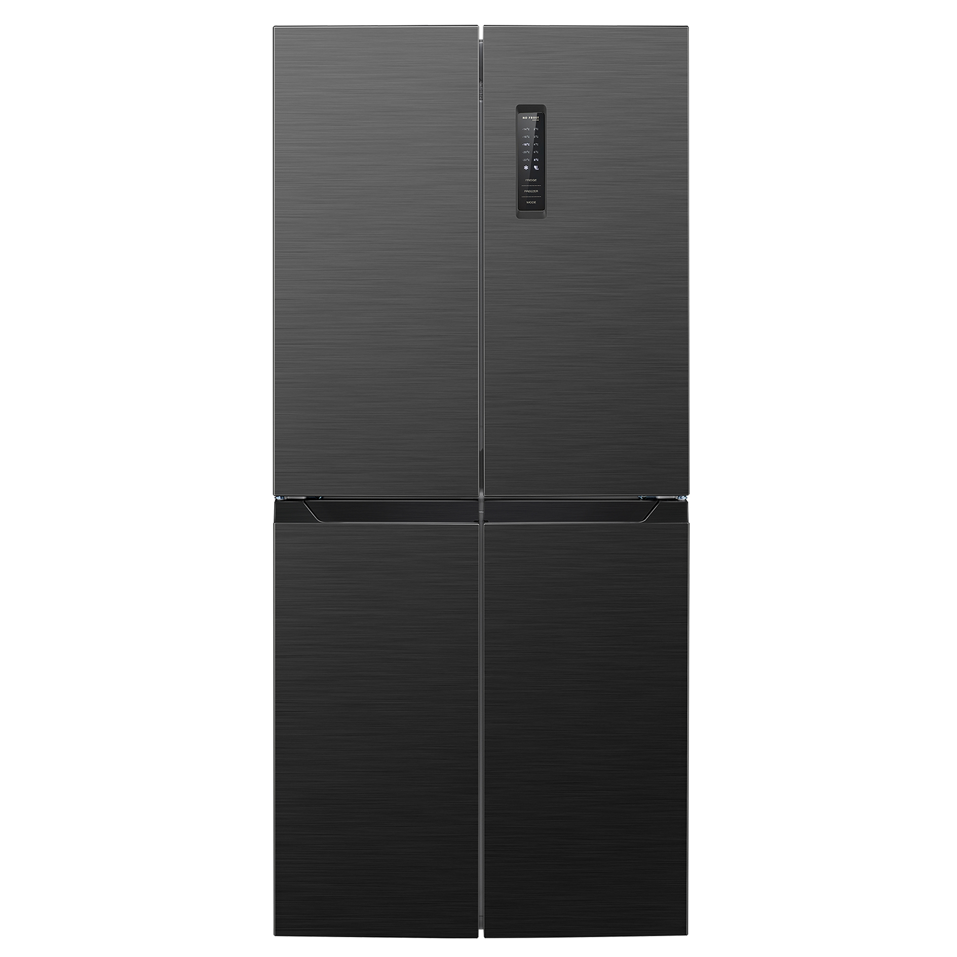 BOMANN Cross Door Kühl-Gefrierkombination KG 7358 - schwarz-inox - D