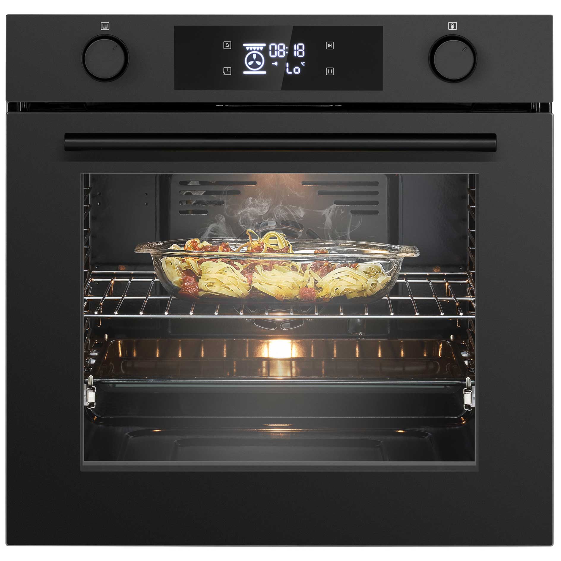 BOMANN Einbau-Backofen EBO 7913 - schwarz matt - A