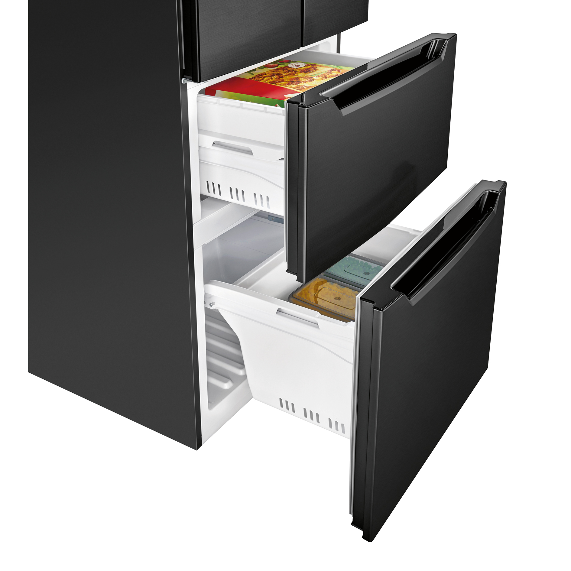 BOMANN French Door Kühl-Gefrierkombination KG 7361 - dark inox - E