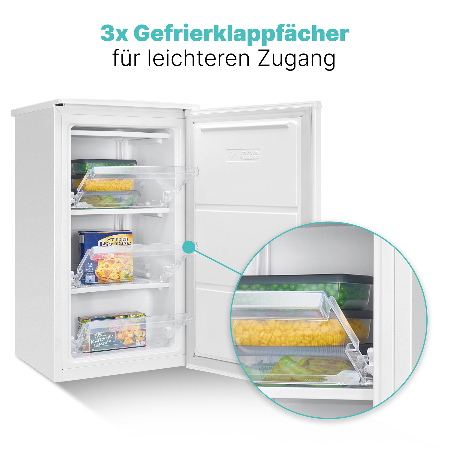 BOMANN Gefrierschrank GS 7256 - weiß - E