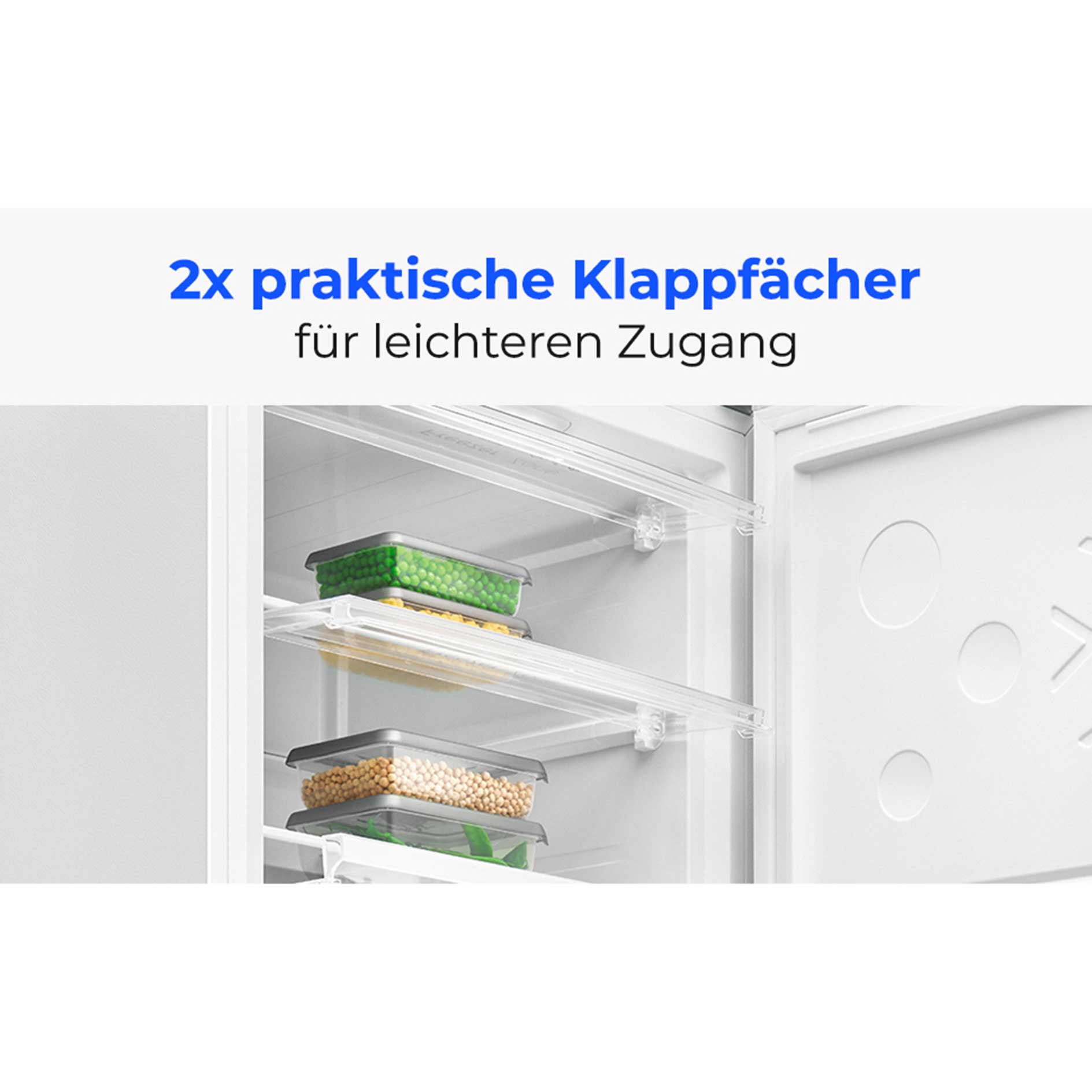 Bomann GSVS 7365 Gefrierschrank NoFrost – 186 Cm, 70 Cm Breit, 380 L, 2in1 (kühlen/gefrieren), Türanschlag