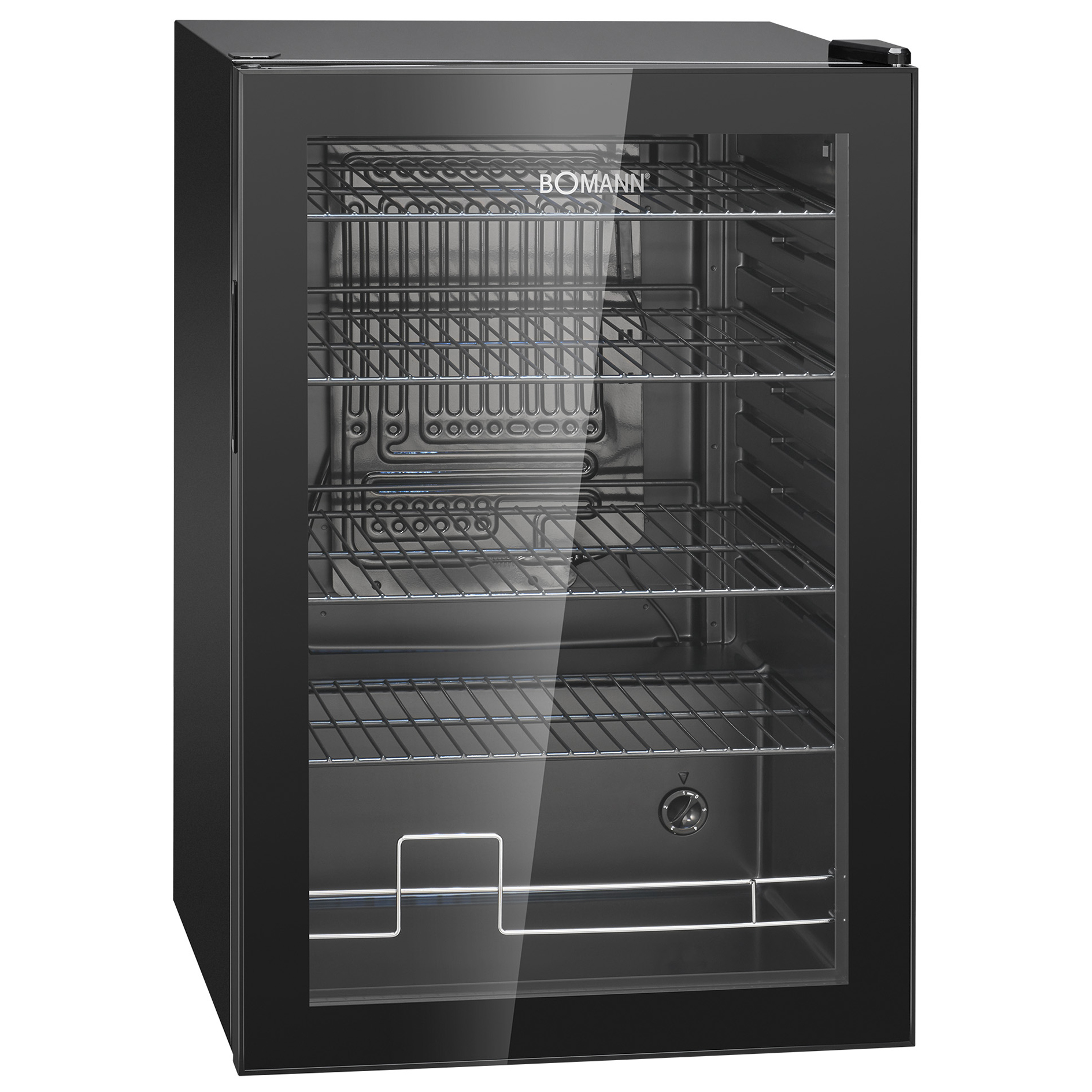BOMANN Glastürkühlschrank KSG 7290 - schwarz - E