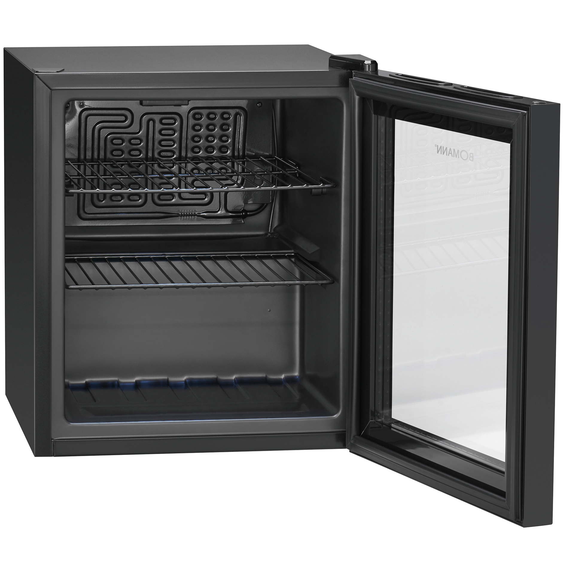 BOMANN Glastürkühlschrank KSG 7291 - schwarz - E