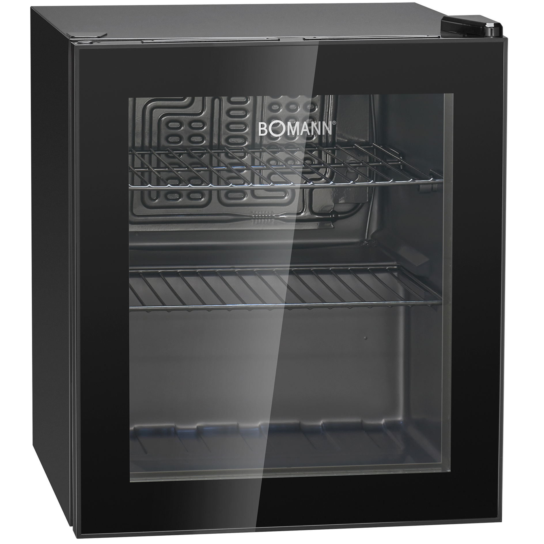 BOMANN Glastürkühlschrank KSG 7291 - schwarz - E