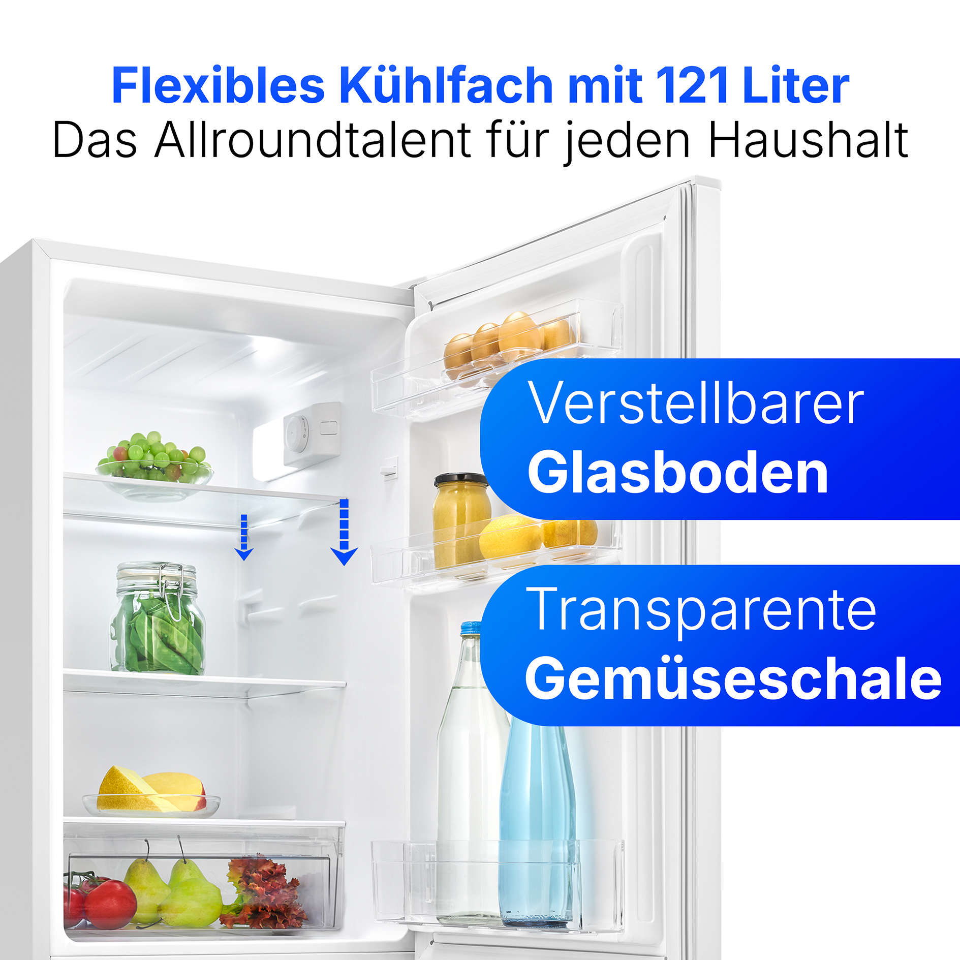 BOMANN Kühl-Gefrierkombination KG 7359 - weiß - C