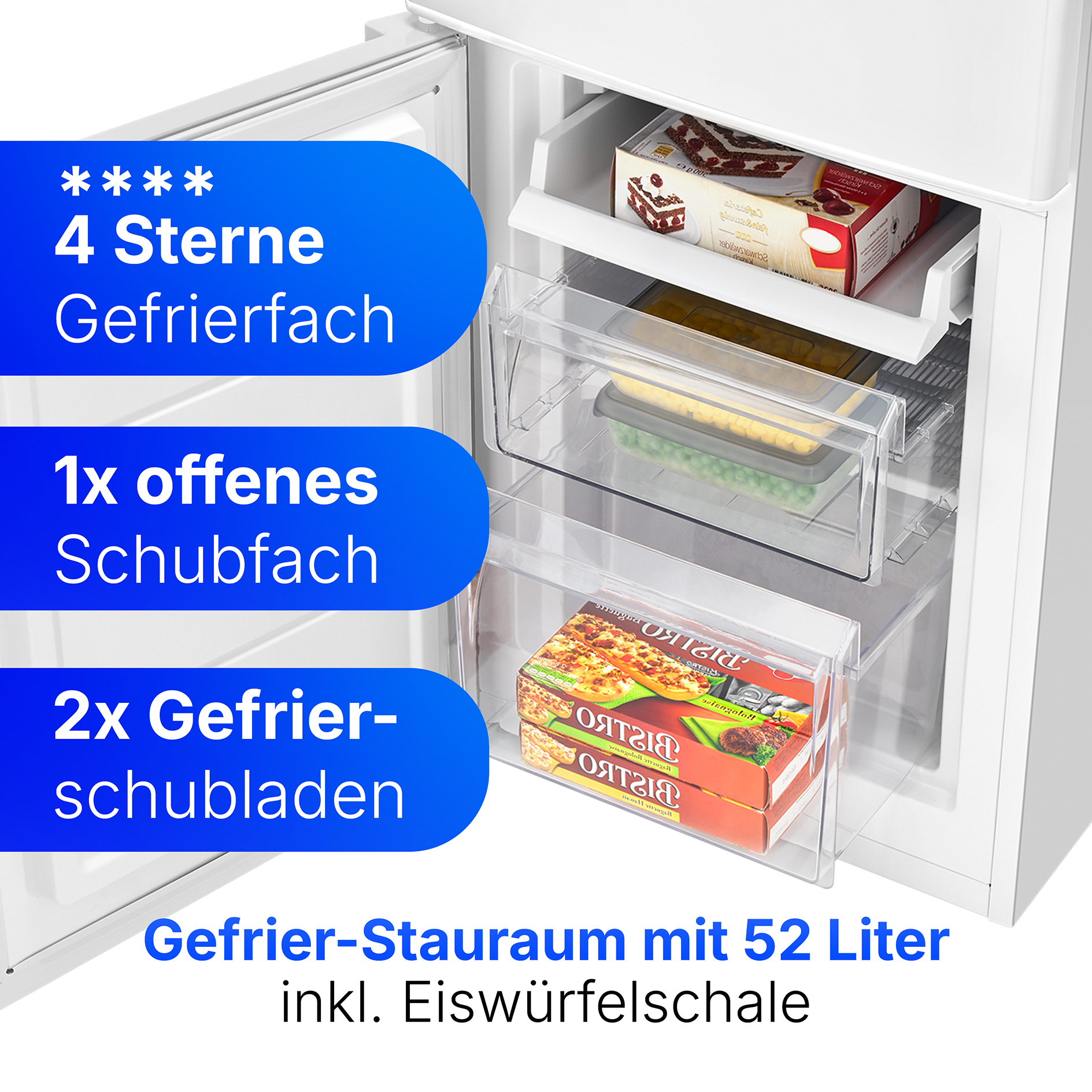 BOMANN Kühl-Gefrierkombination KG 7359 - weiß - C