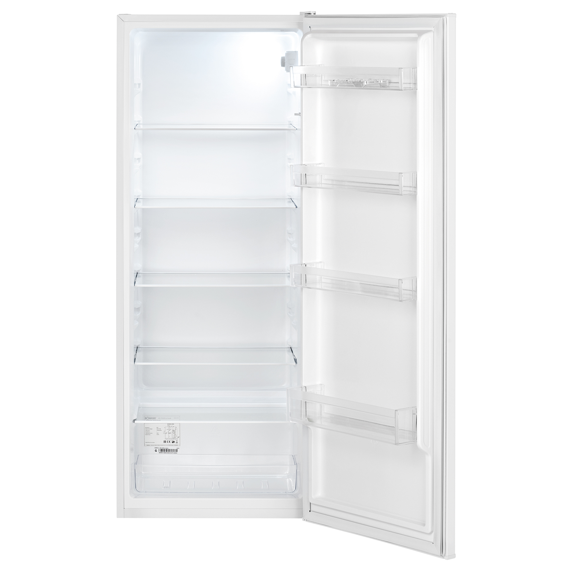 BOMANN Vollraumkühlschrank VS 7363 - weiß - D