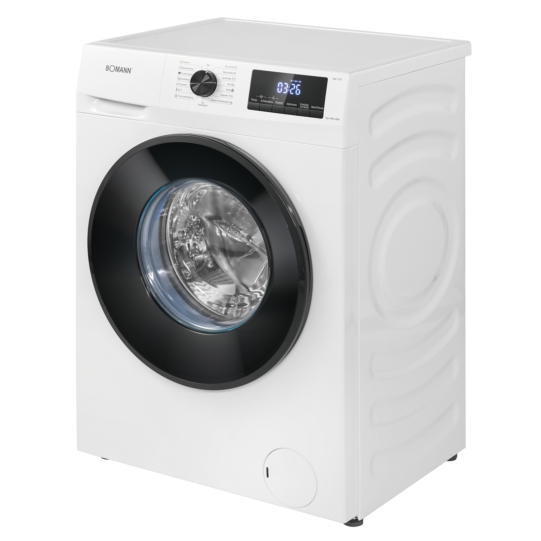 BOMANN Waschmaschine WA 7175 - weiß - 7 kg - A