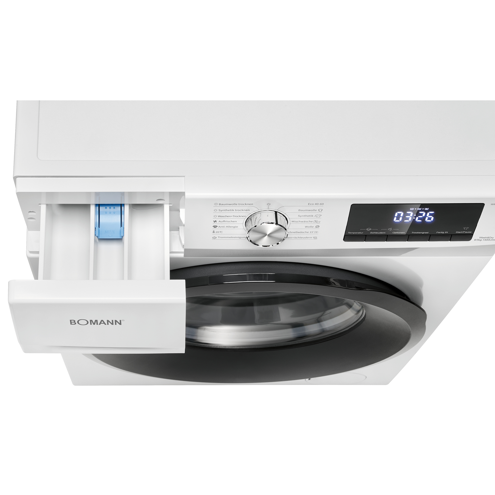 BOMANN Waschtrockner WAT 7186 - weiß - 8 kg - D