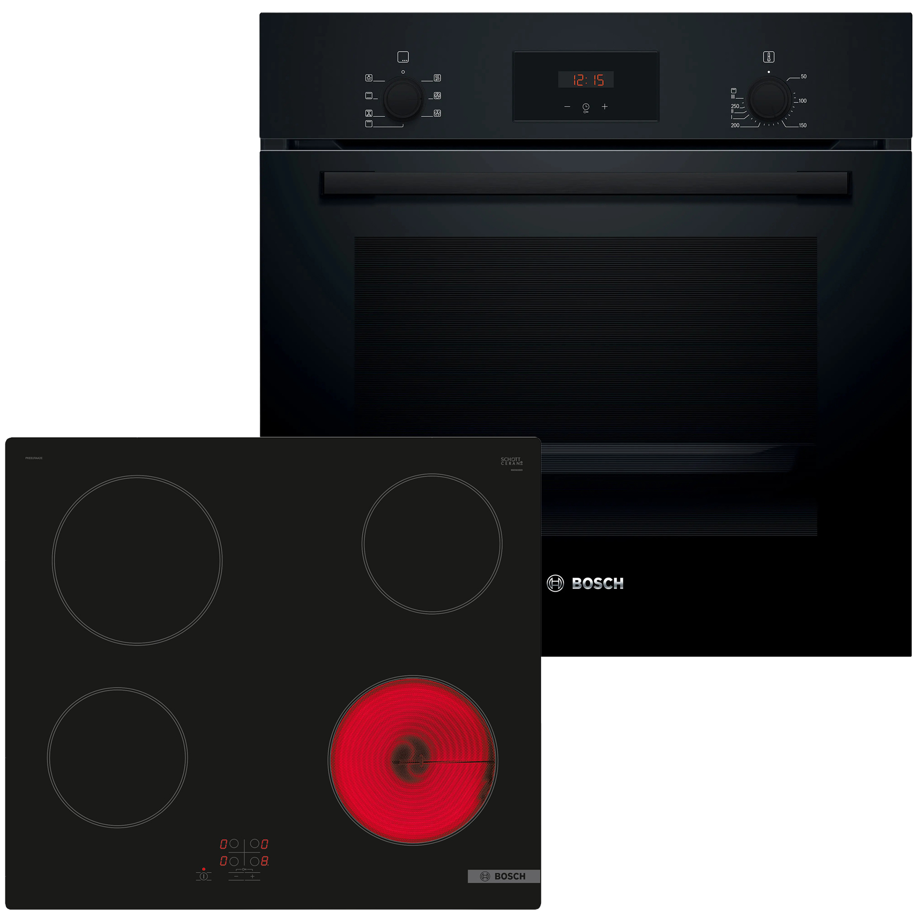 BOSCH Einbau-Backofenset HBD231FB66 - A