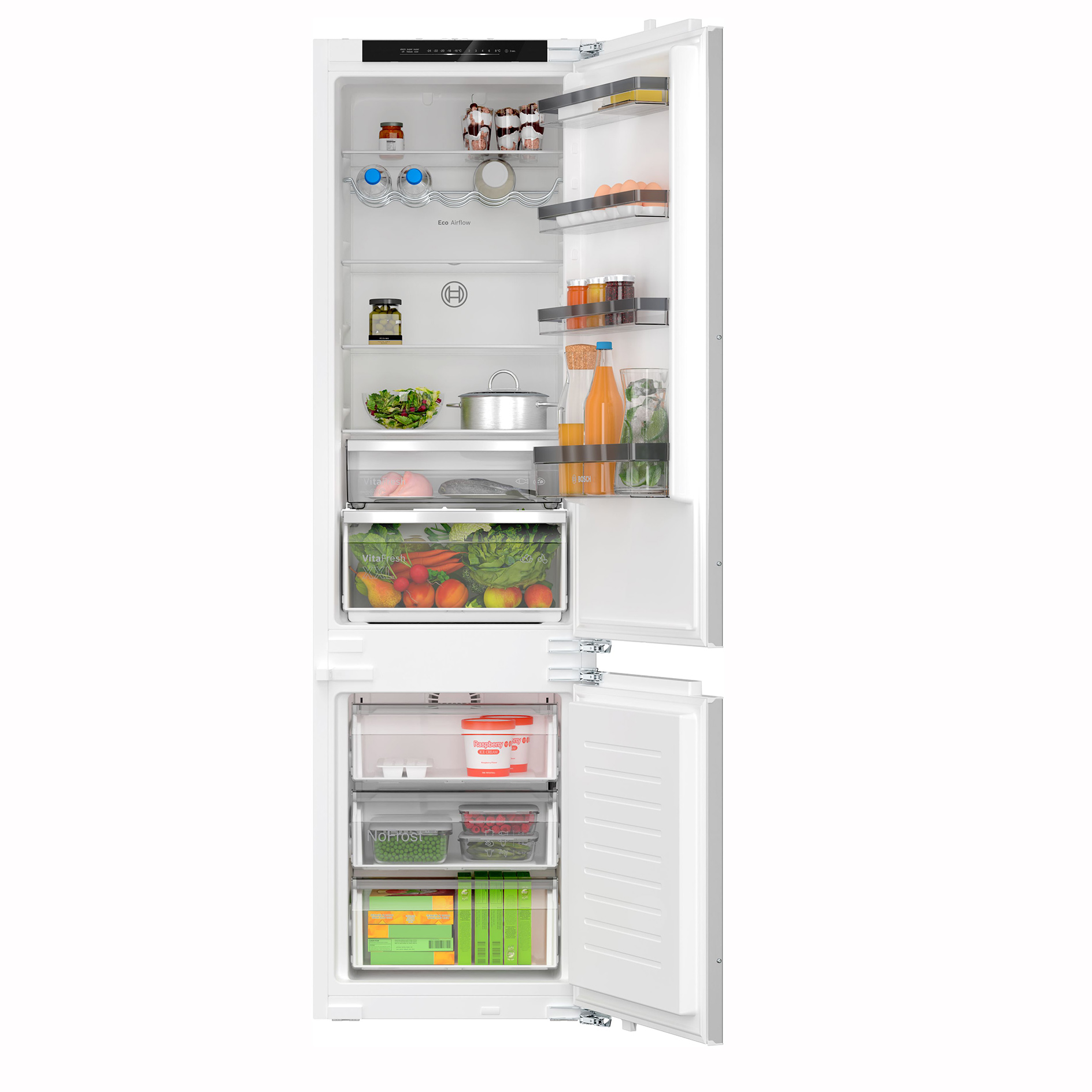 BOSCH Einbau-Kühl/Gefrierkombination KIN96VFD0 - D