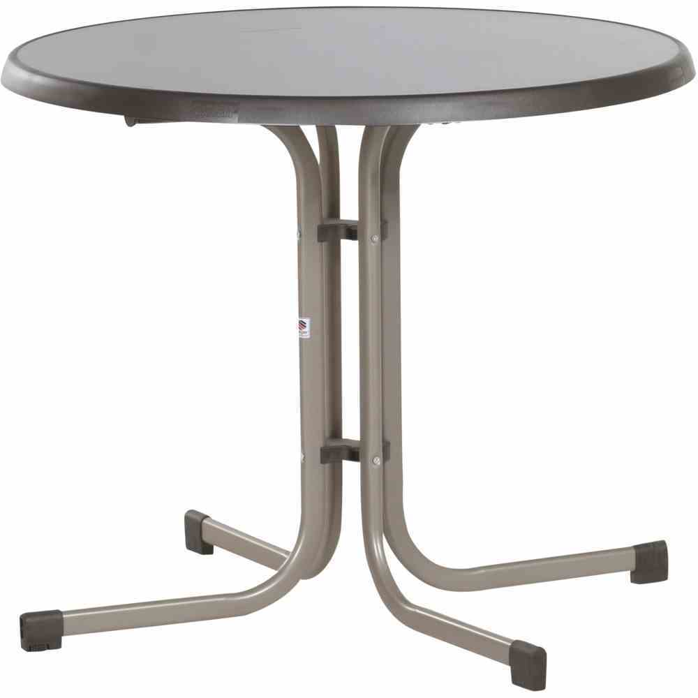 Boulevard Klapptisch - champagner - wetterfest - Ø 86 cm