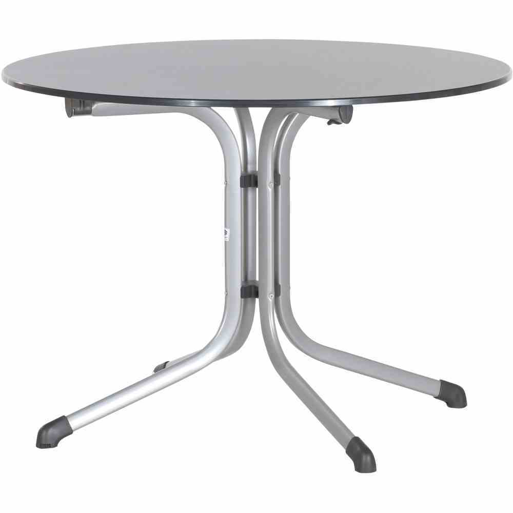 Boulevard-Klapptisch - graphit - Ø 100 cm