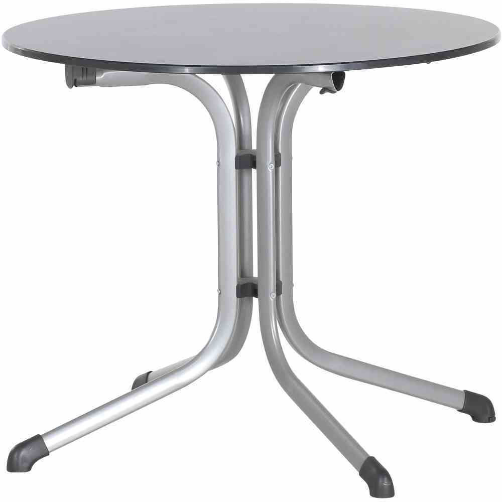 Boulevard-Klapptisch - graphit - Ø 85 cm