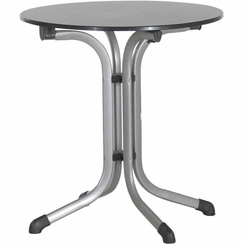 Boulevard-Klapptisch - graphit-anthrazit - Ø 68 cm